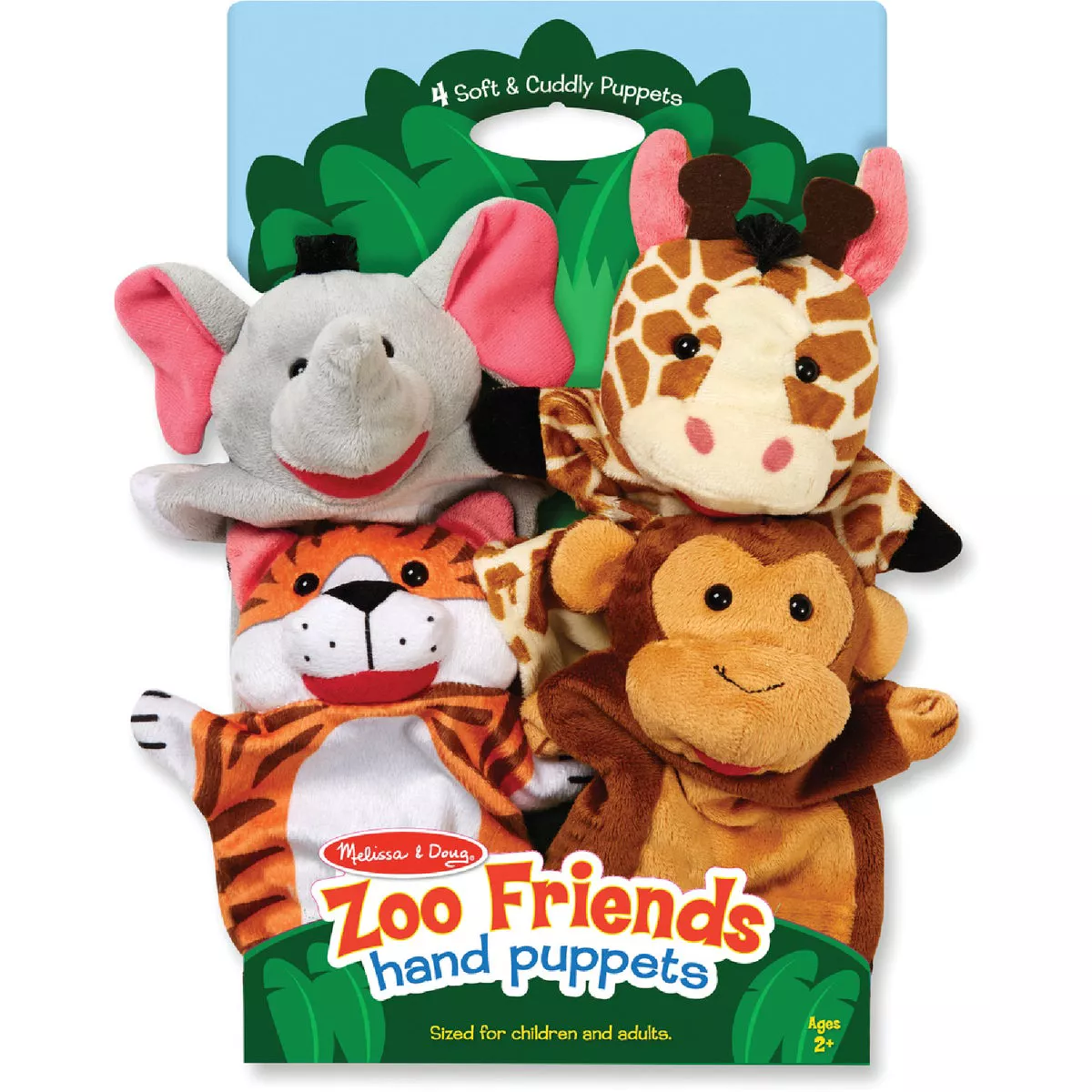Melissa & Doug Zoo Friends Hand Puppets