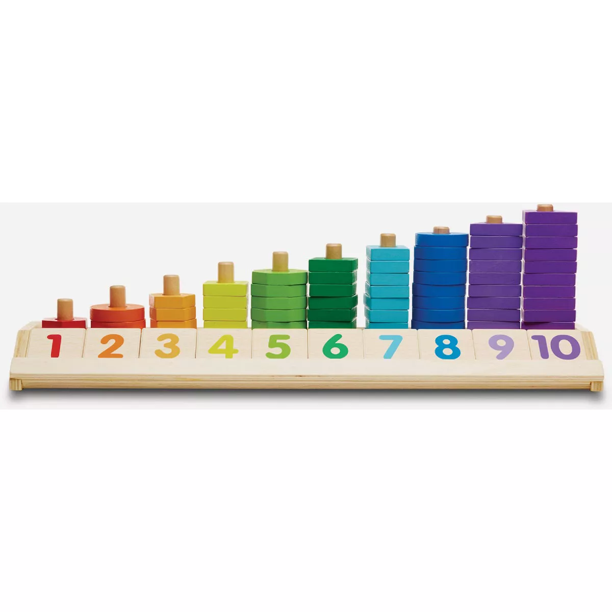 Melissa & Doug Counting Shape Stacker