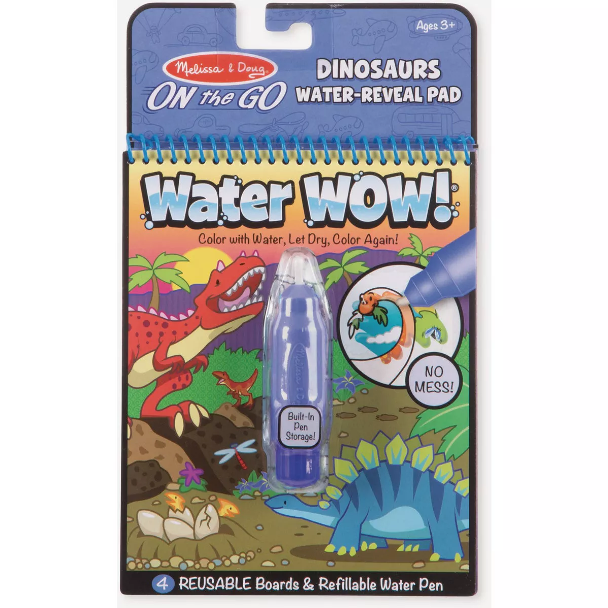 Melissa & Doug Water Wow! Dinosaur Water-Reveal Pad