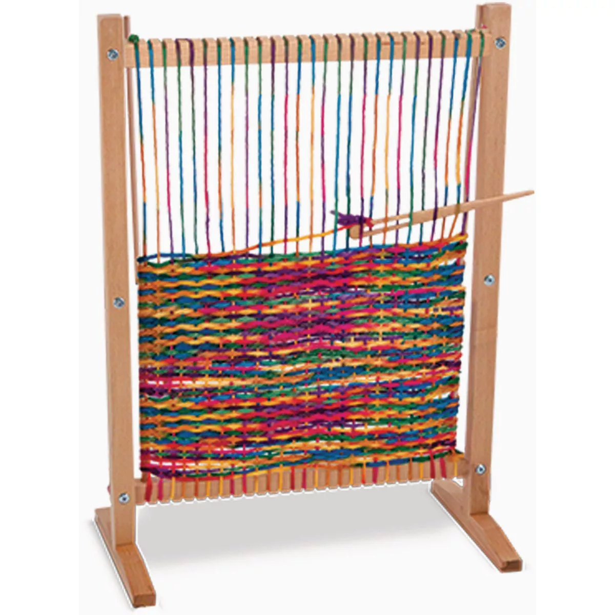 Melissa & Doug Wooden Multi-Craft Weaving Loom-