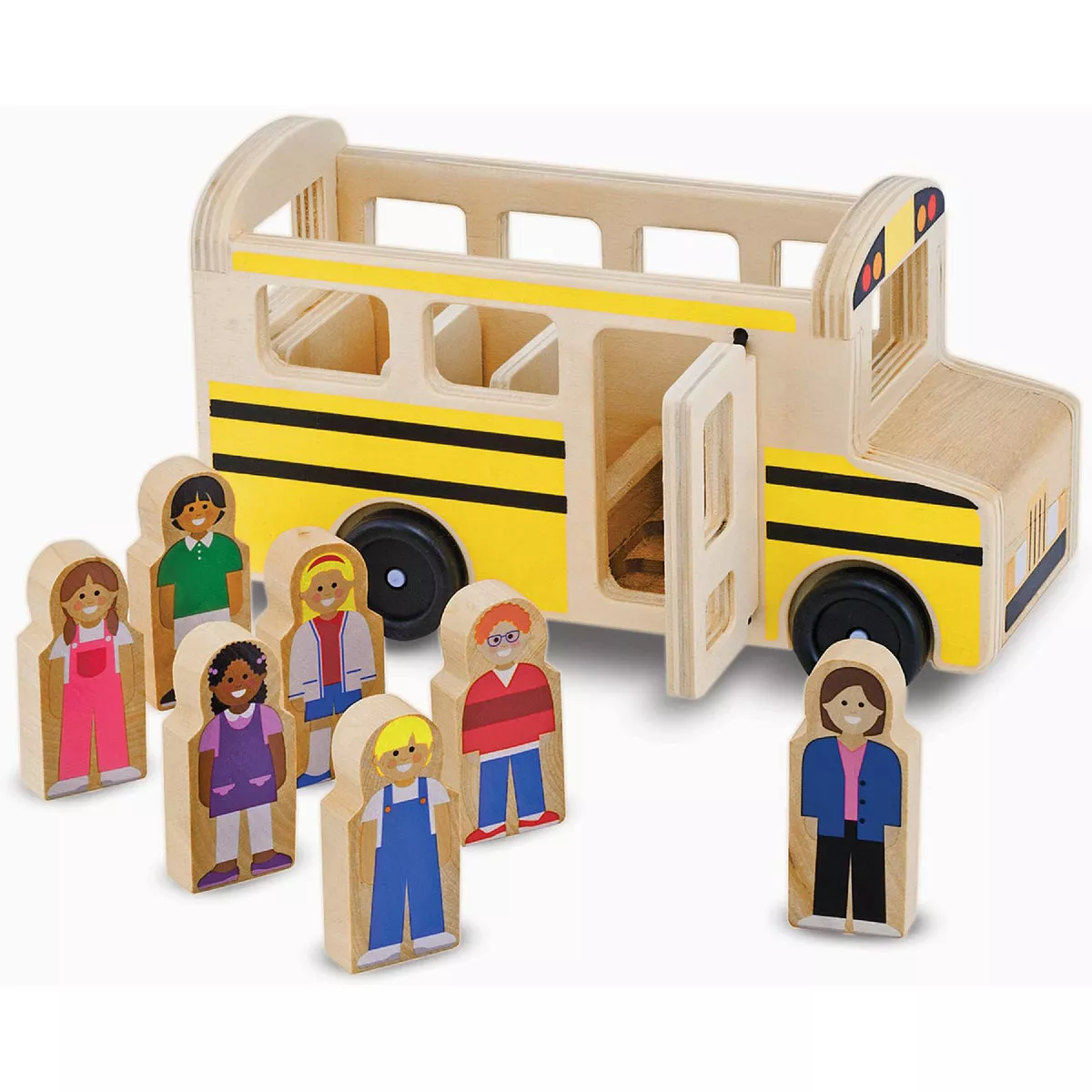 Melissa & Doug Wooden School Bus-