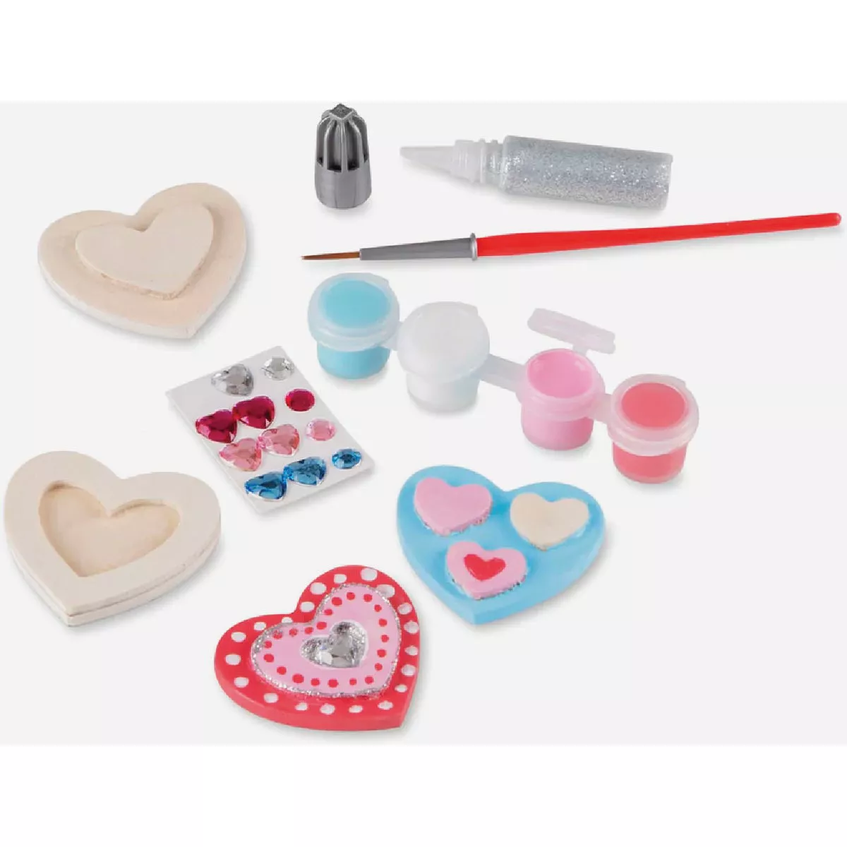 Melissa & Doug Created by Me! Heart Magnets Wooden Craft Kit