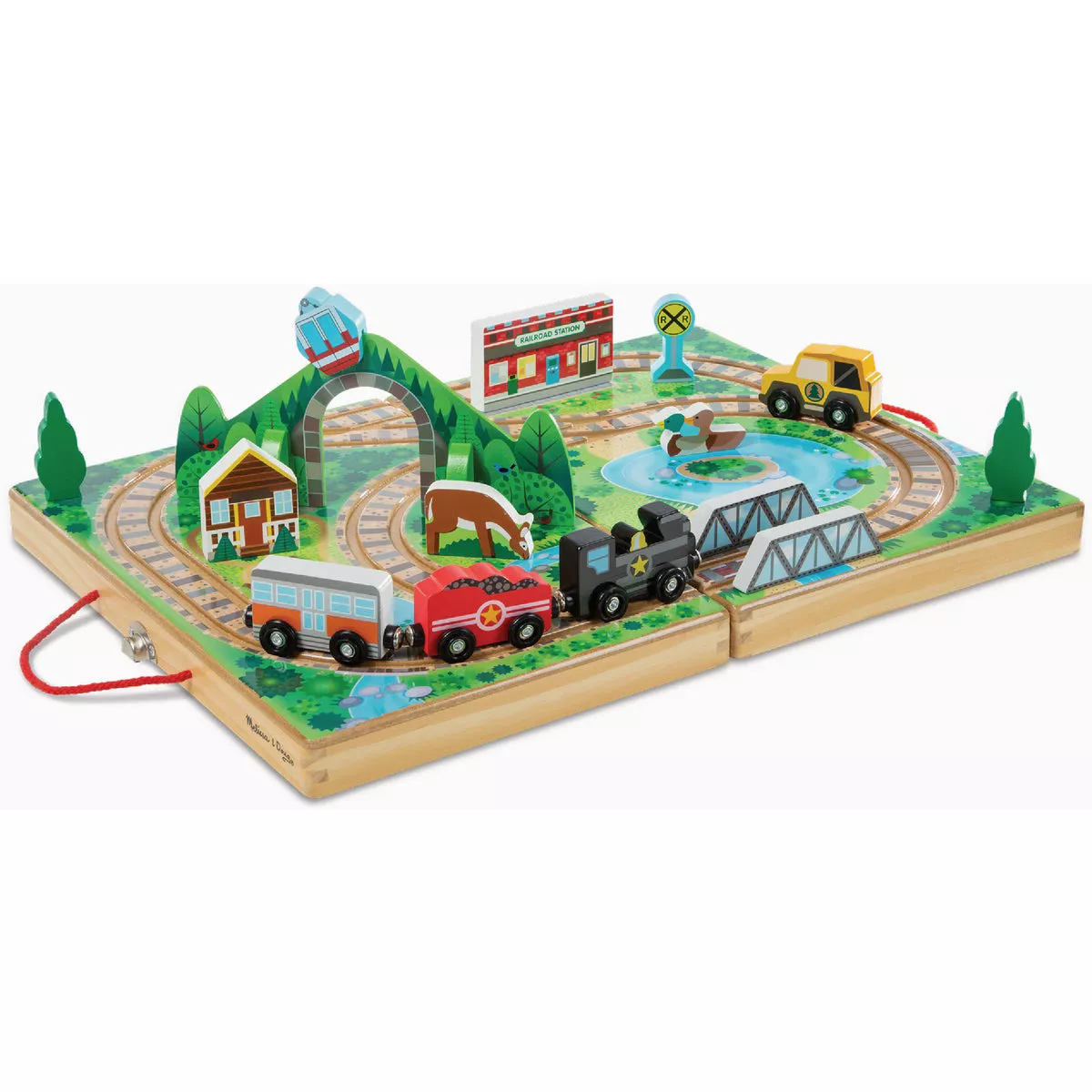 Melissa & Doug Take-Along Railroad