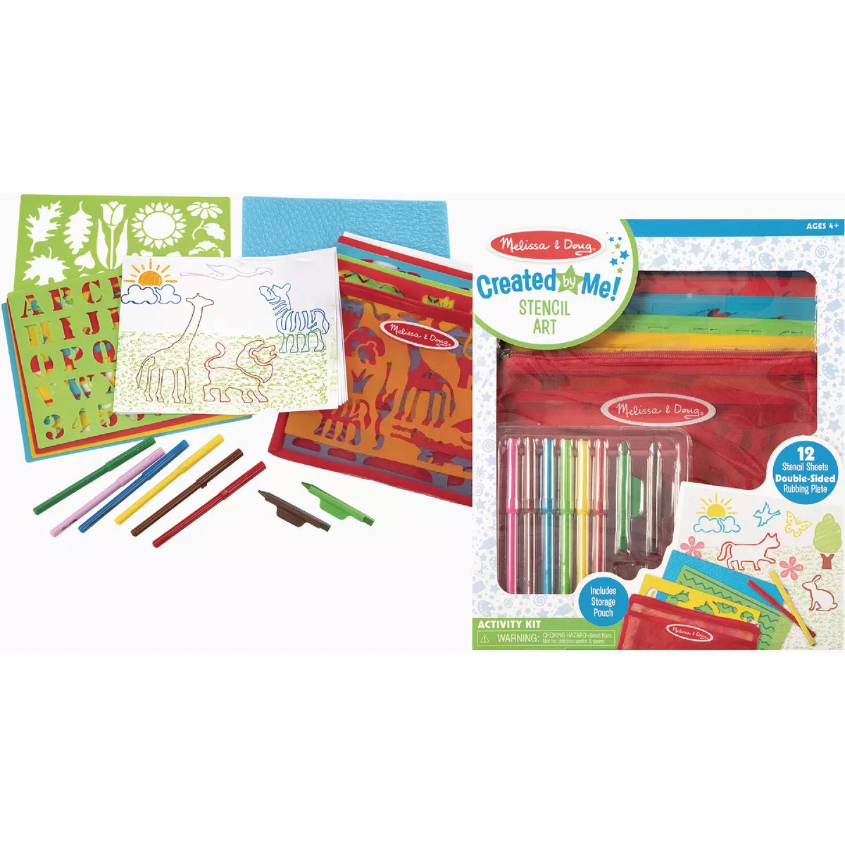 Melissa & Doug Created By Me! Stencil Art Activity Set