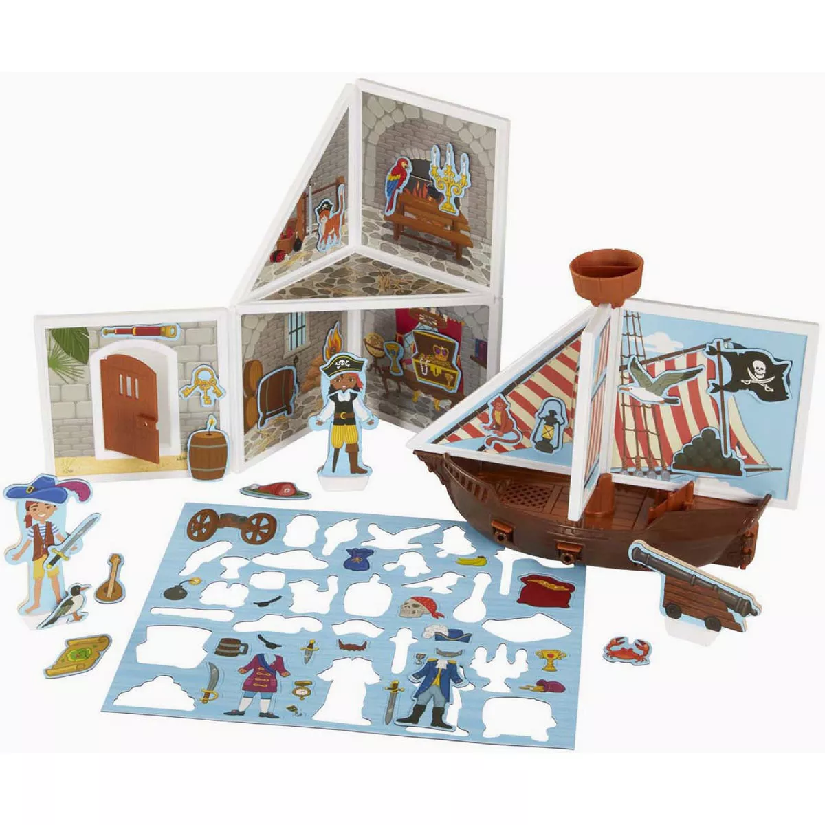 Melissa & Doug Magnetivity - Pirate Cove Educational Toy