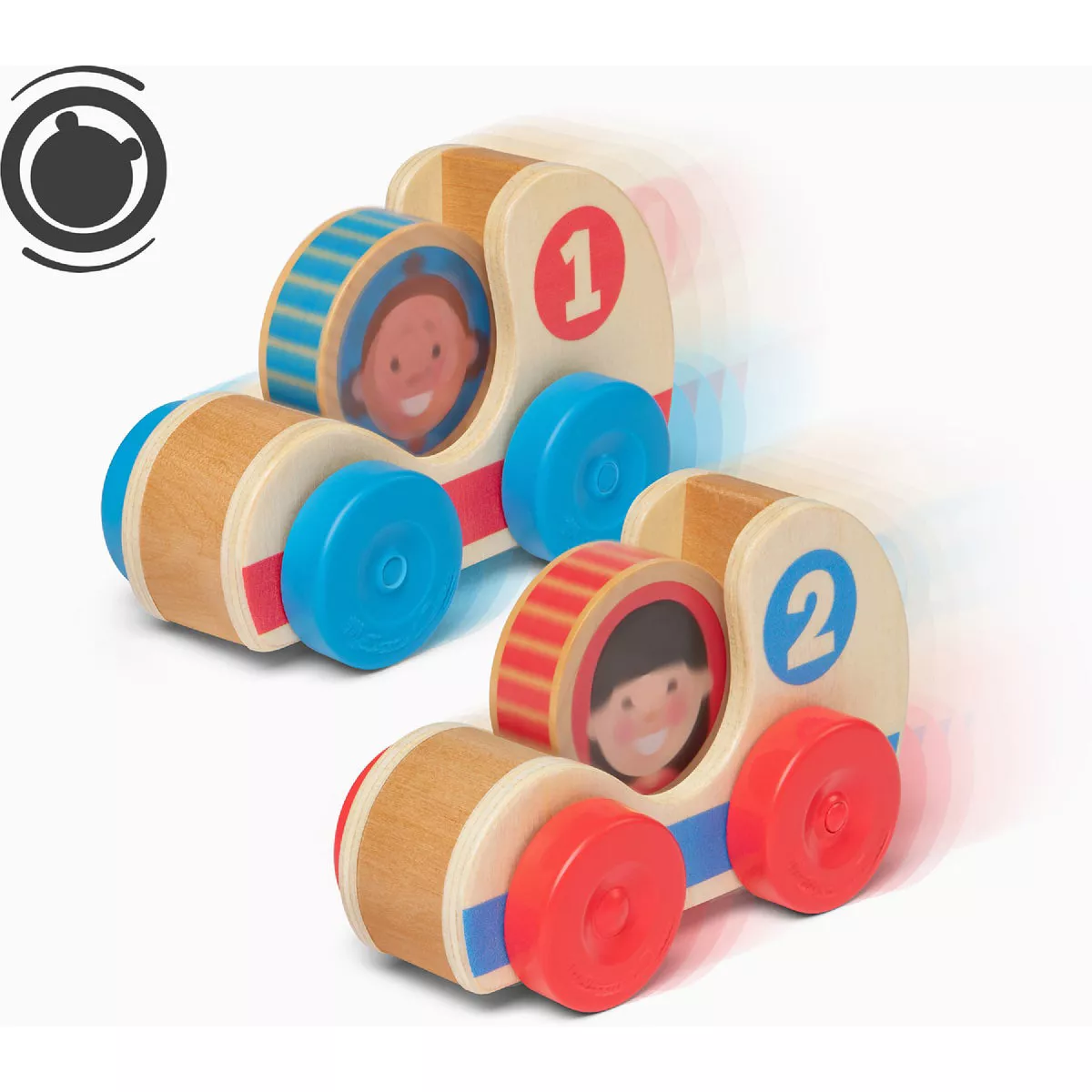 Melissa & Doug GO TOTs Wooden Race Cars (4-Piece) - photo 2