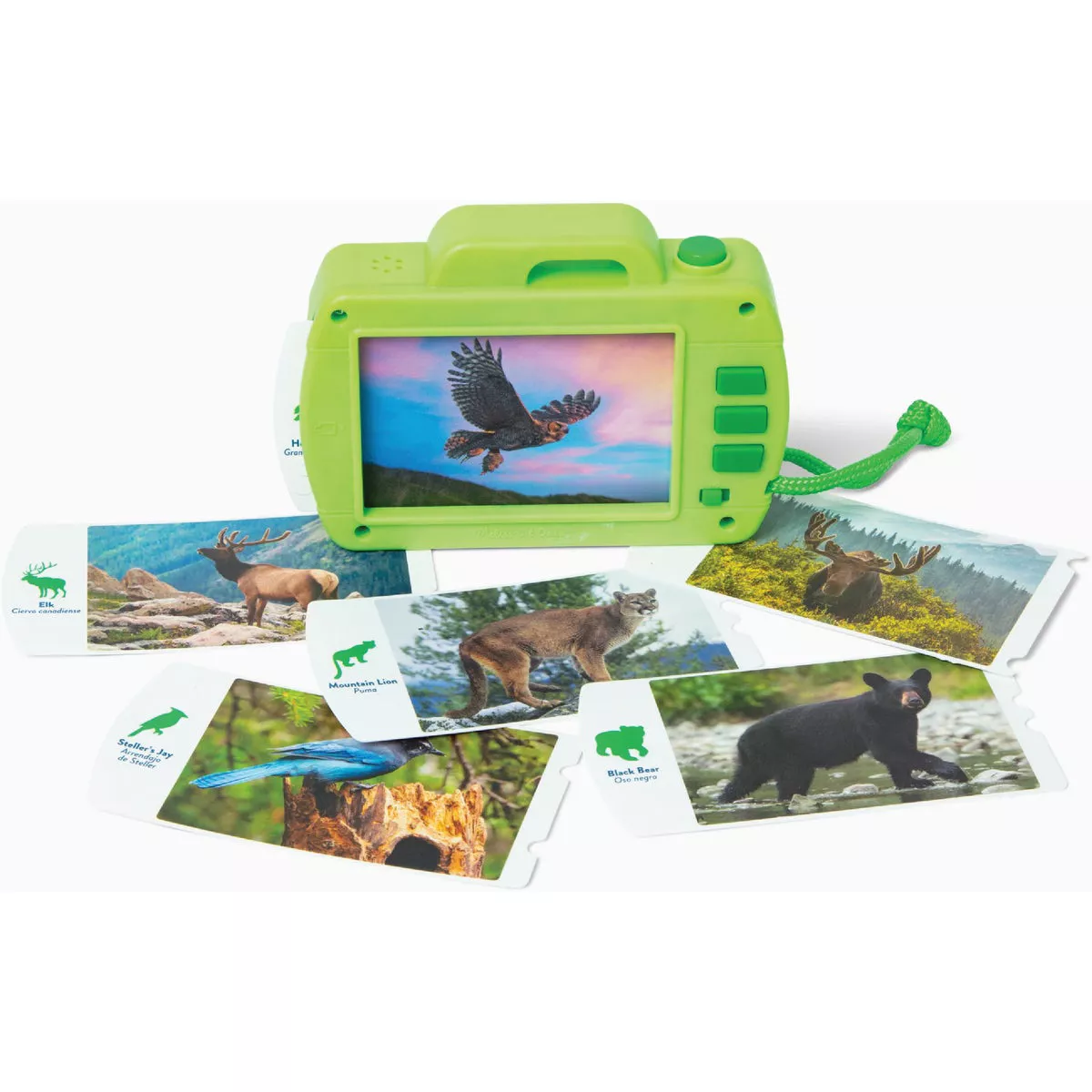 Melissa & Doug Sights & Sounds Wooden Toy Camera Play Set, Rocky Mountain