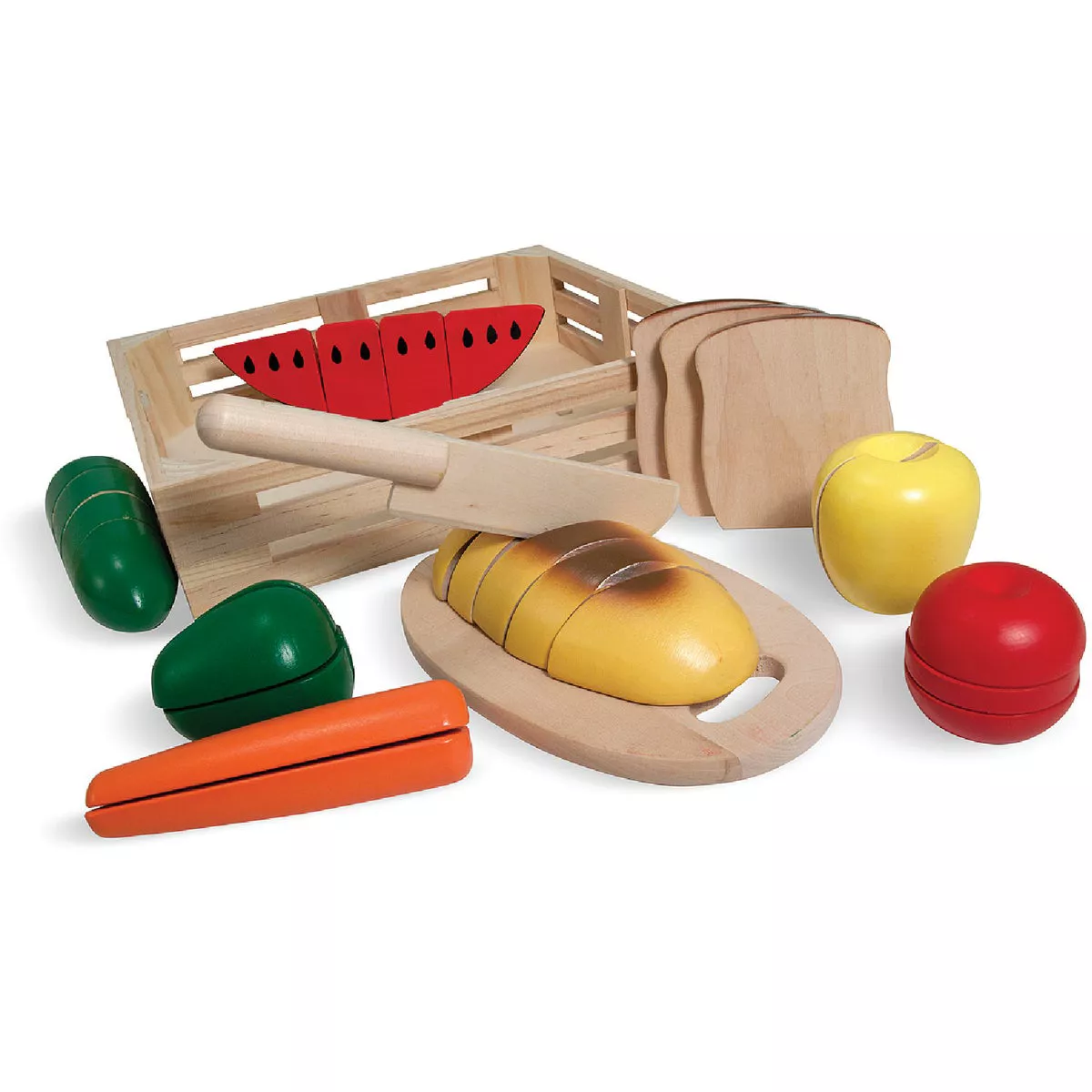 Melissa & Doug Wooden Play Food