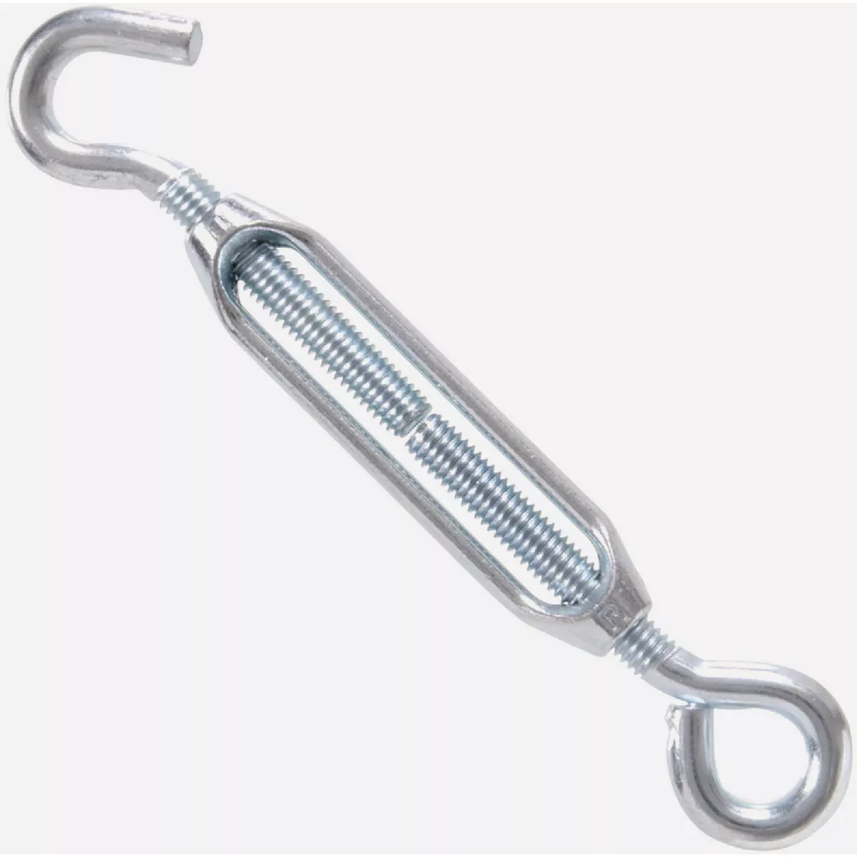 Hardware Essentials 3/8-16 x 10-1/2 In. Zinc Hook & Eye Turnbuckle-