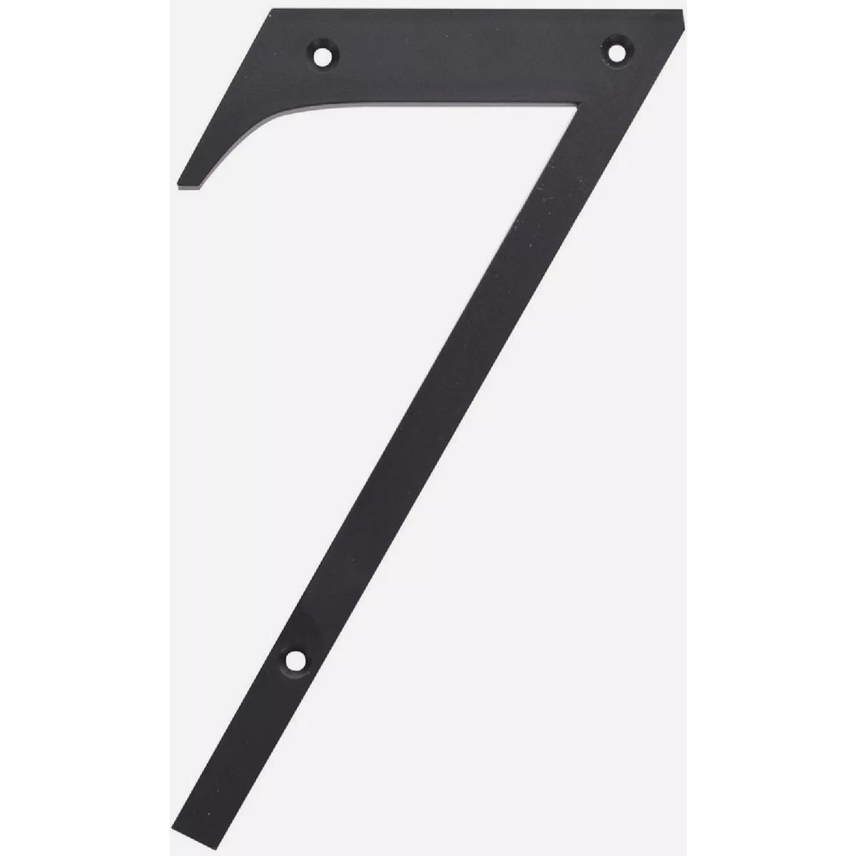 Hillman Nail-On Plastic House Number 7 Black (6")-