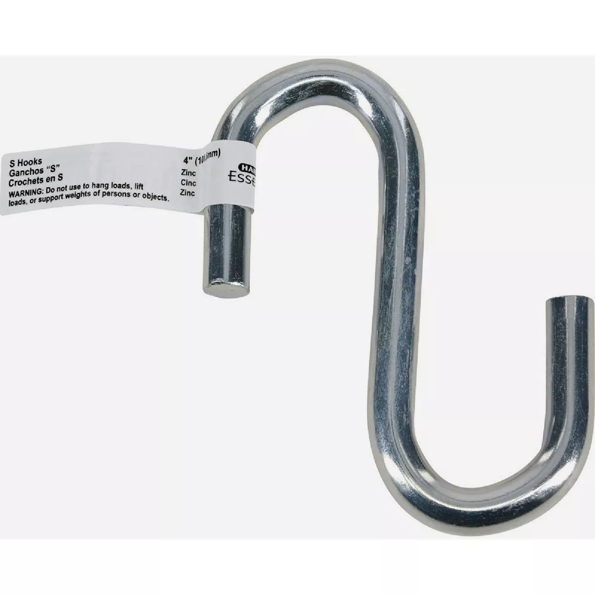 Hardware Essentials 4 In. Zinc S-Hook Zinc (5 Pack) - photo 2
