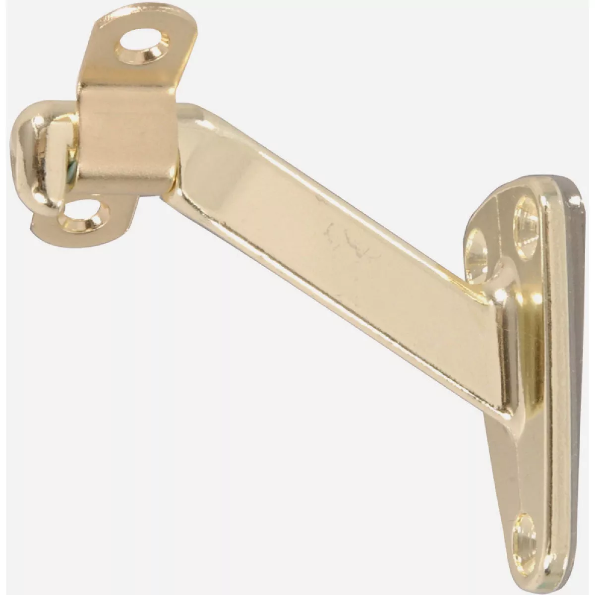 Hardware Essentials Heavy Duty Handrail Bracket Brass (Carded)