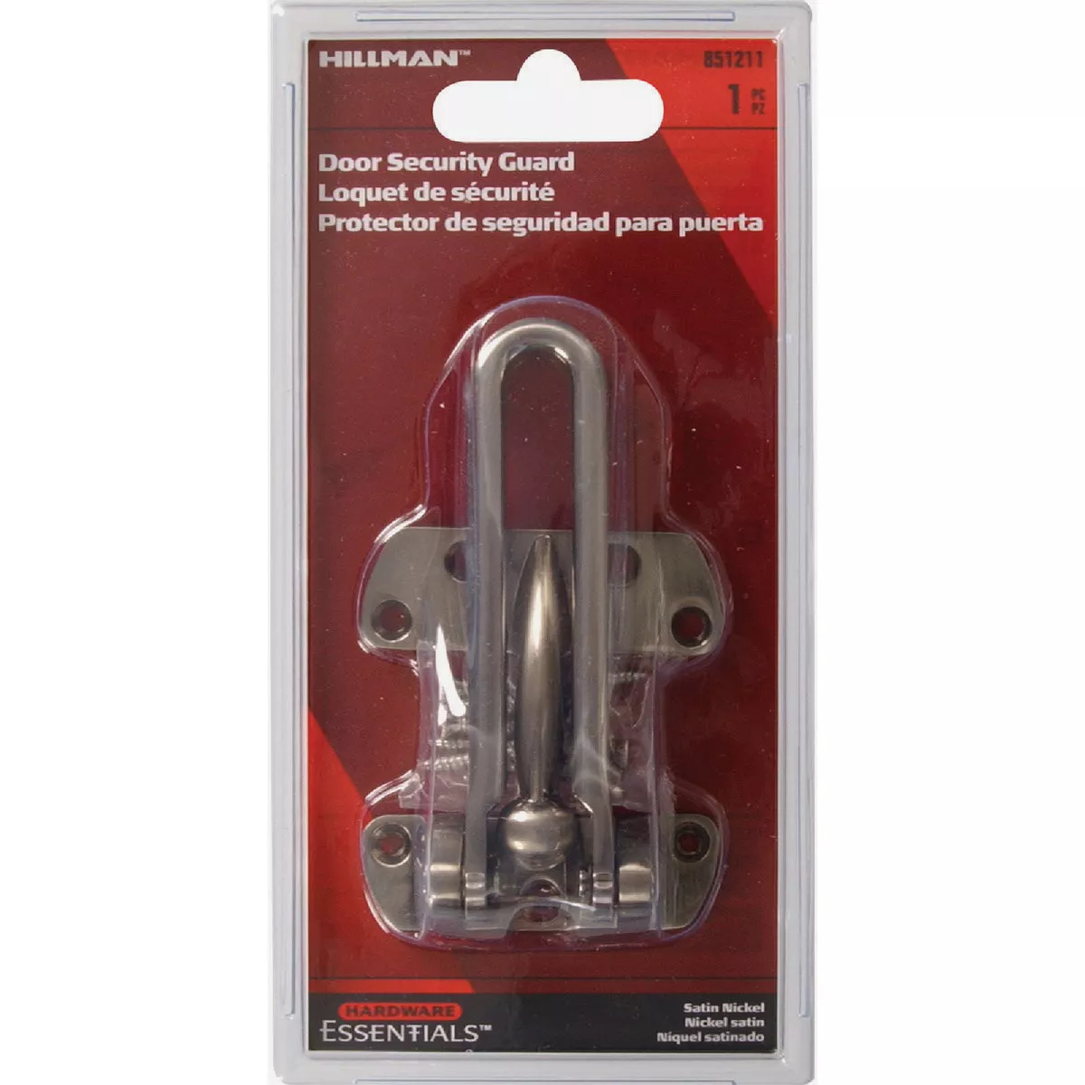 Hardware Essentials Satin Nickel Door Security Guard- - photo 2