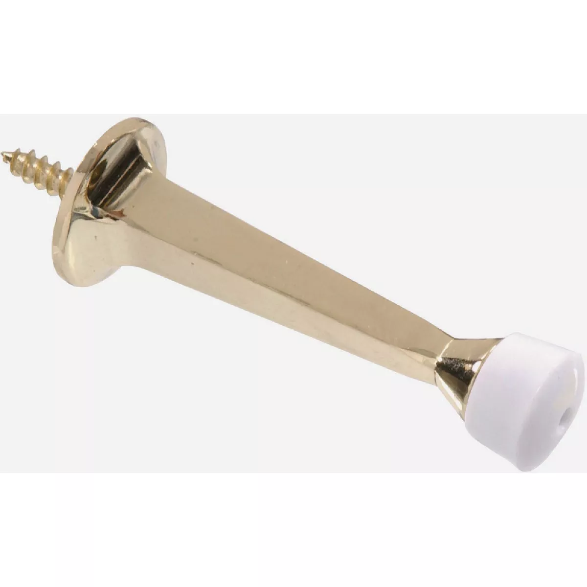 Hardware Essentials 3 In. Brass Square Post Rigid Door Stop (2 Pack) - photo 2