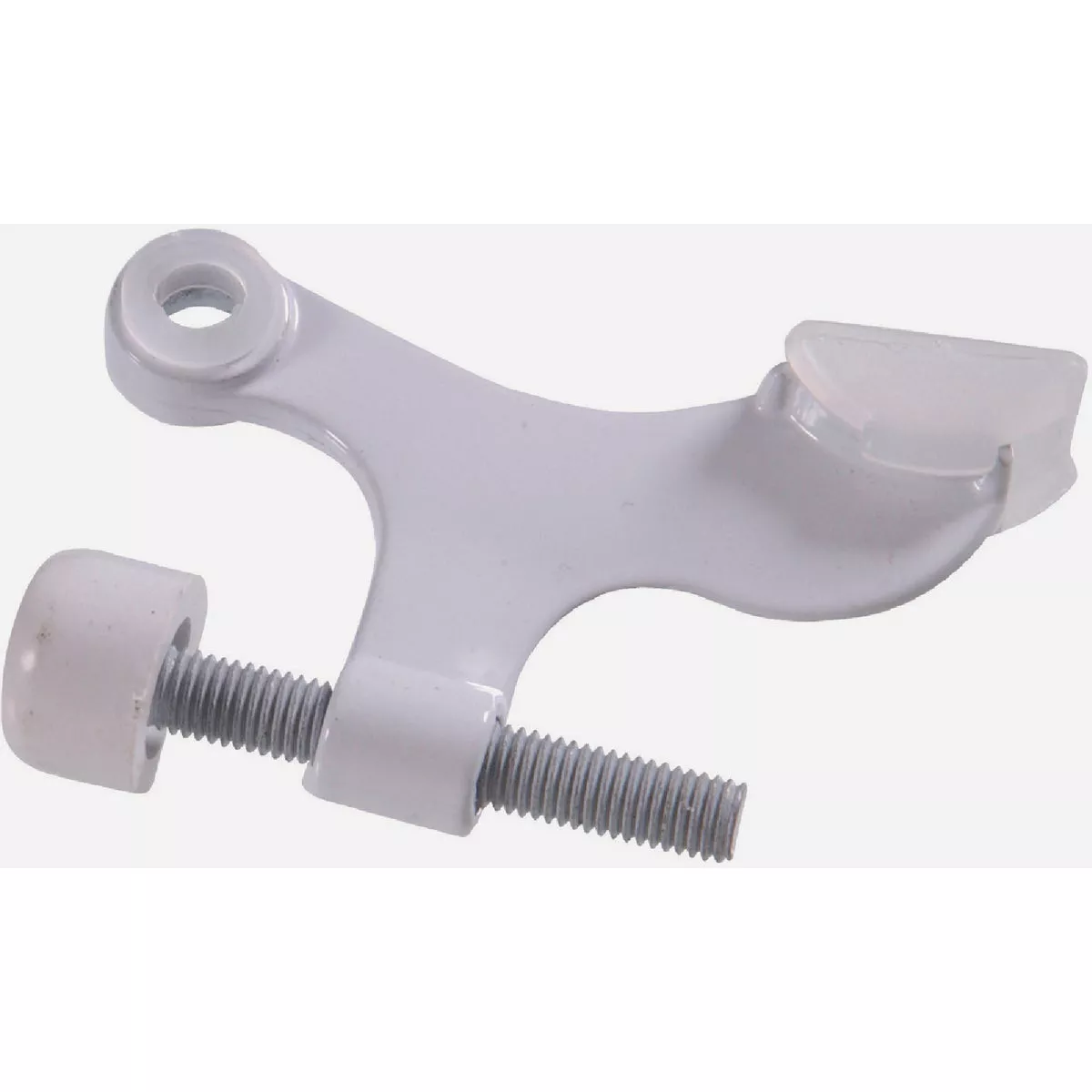 Hardware Essentials White Solid and Hollow Hinge Pin Door Stop