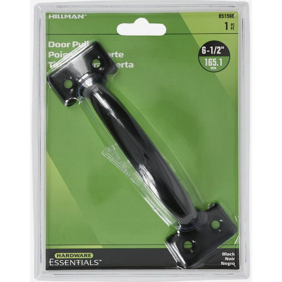 Hardware Essentials 6-1/2 In. Black Utility Door Pull