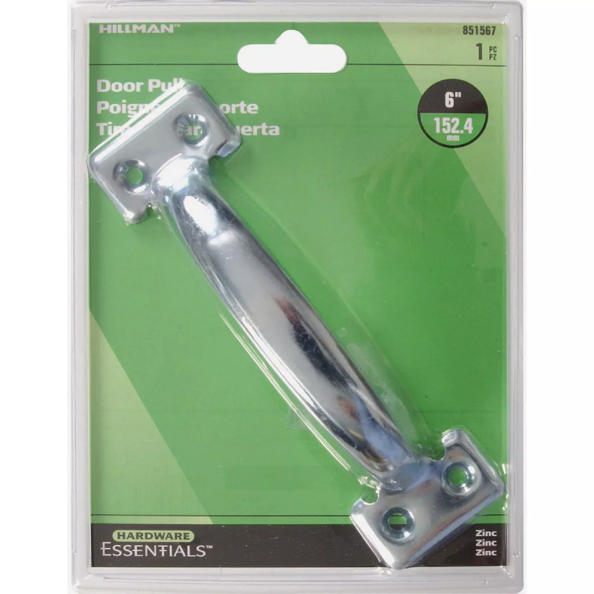 Hardware Essentials 6-1/2 In. Zinc Utility Door Pull - photo 2