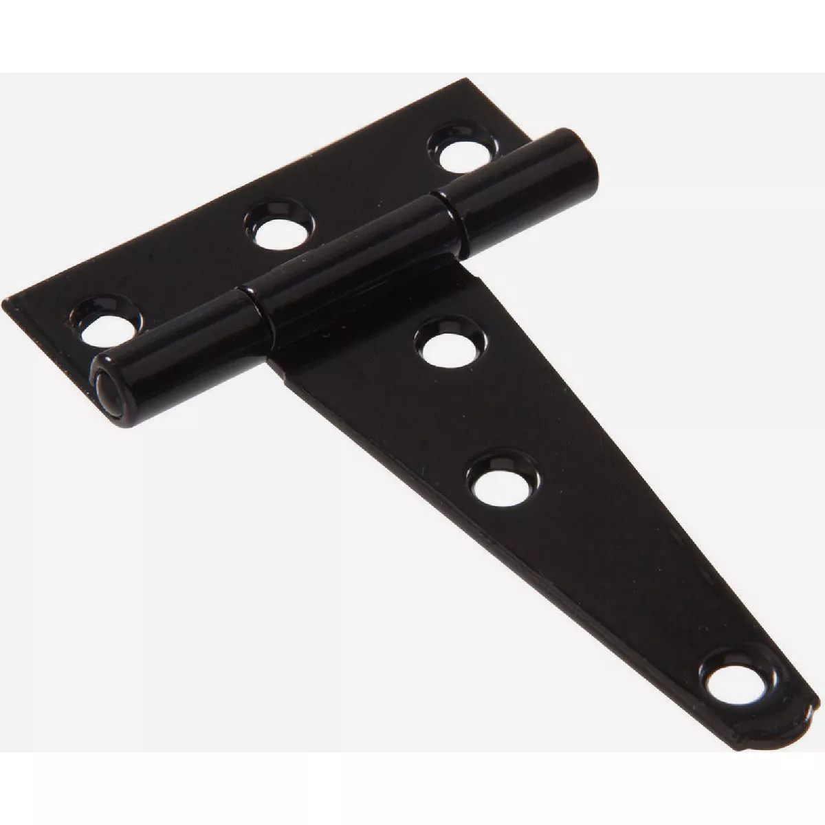 Hardware Essentials 3 In. Black Steel Light Tee Hinge (2-Pack)-