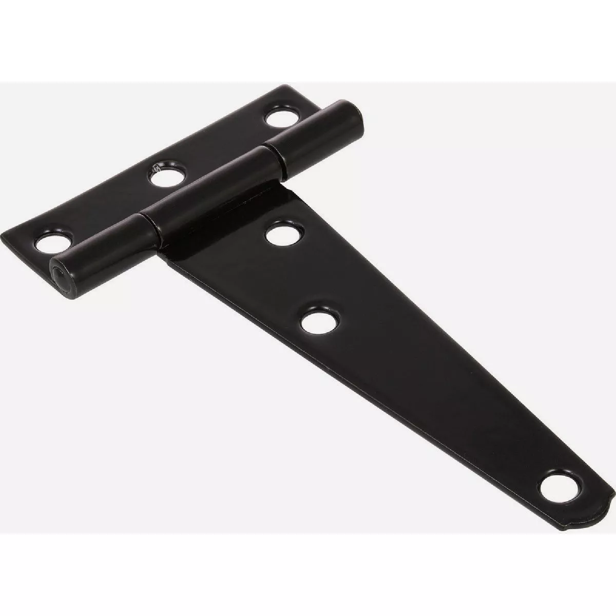 Hardware Essentials 4 In. Black Steel Light Tee Hinge (2-Pack)
