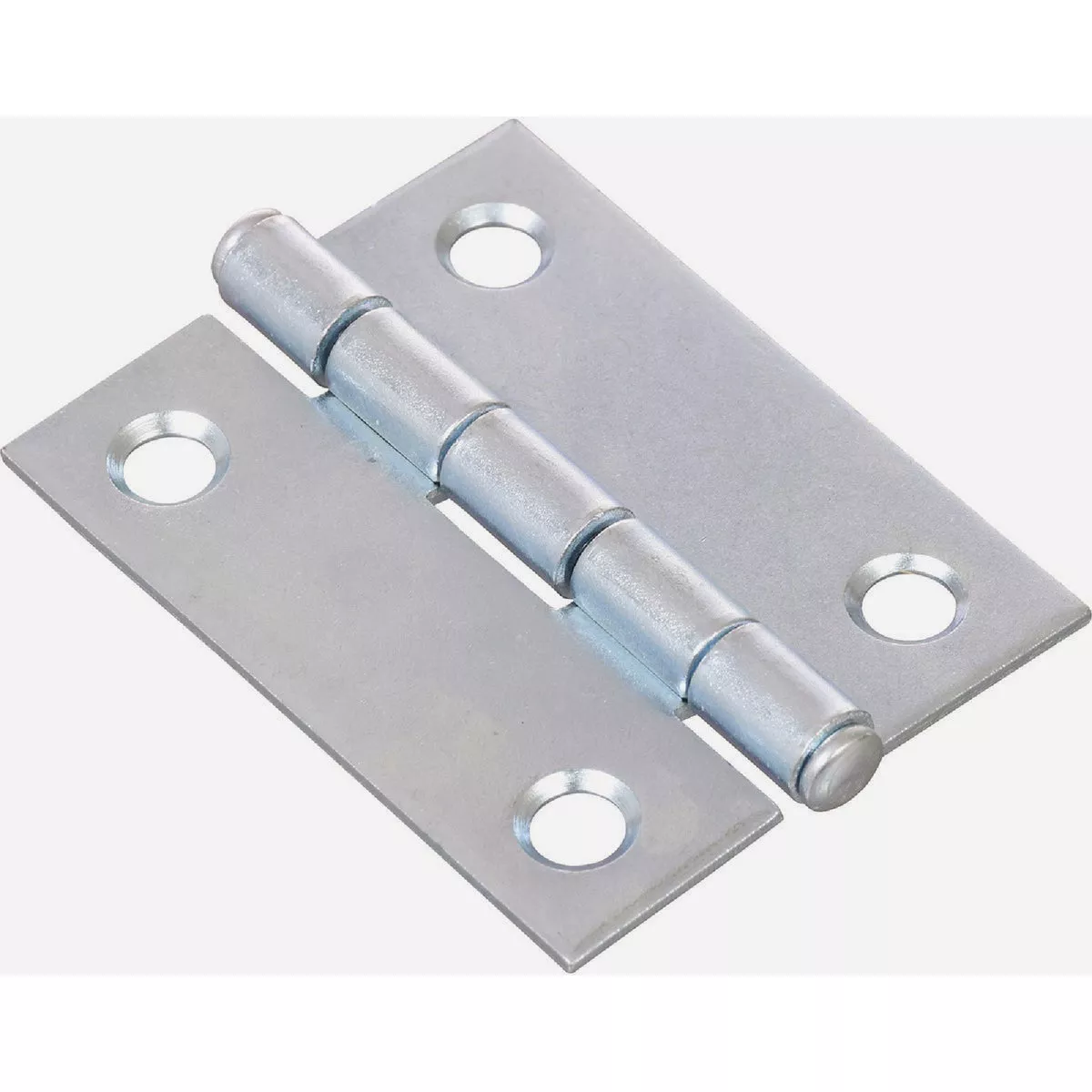Hardware Essentials 2 In. Zinc Fixed Pin Light Narrow Hinge (2-Pack)