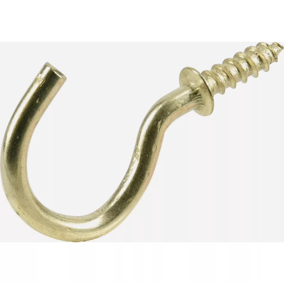 Hardware Essentials 3/4 In. Brass Cup Hook (5-Count) - photo 2
