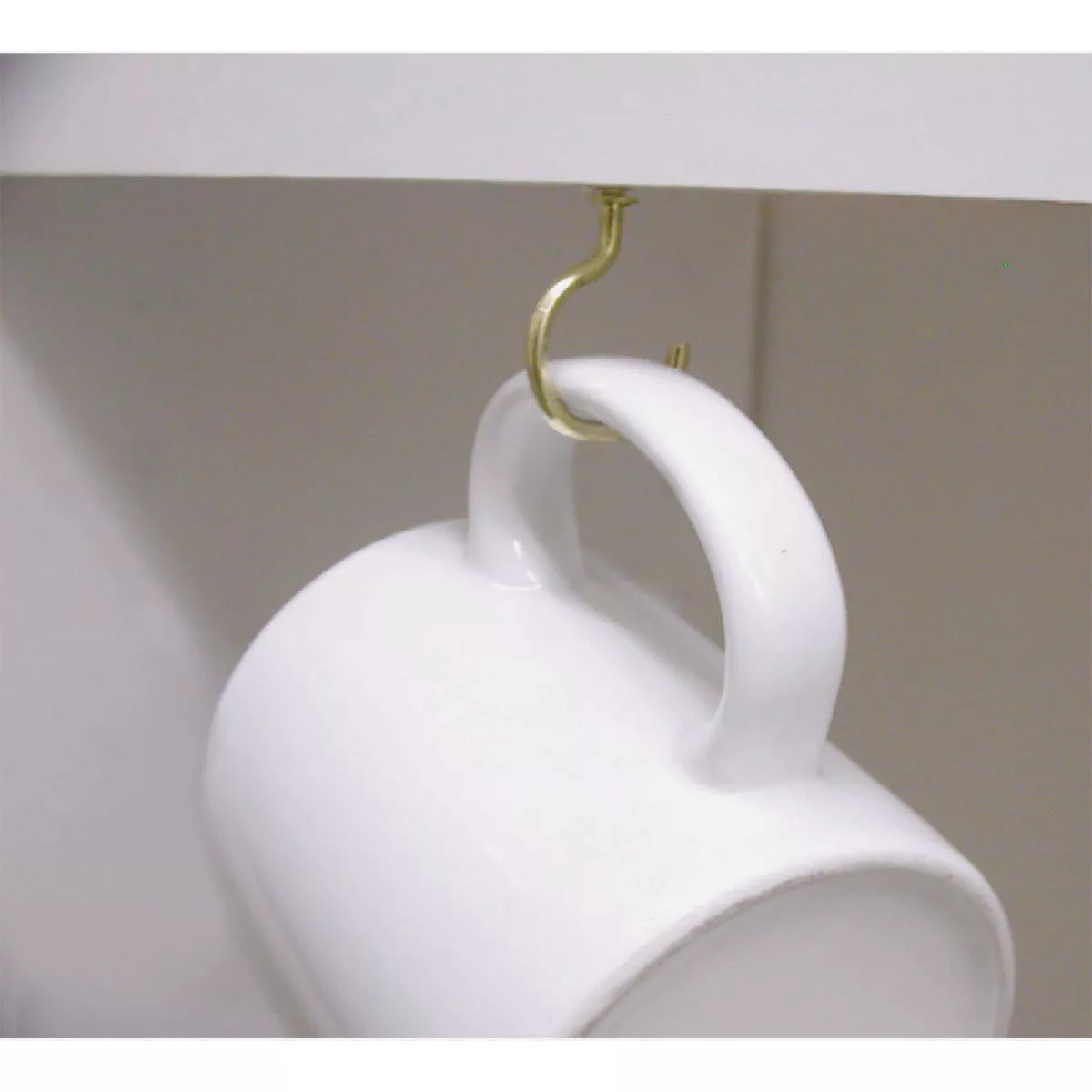 Hardware Essentials 3/4 In. Brass Cup Hook (5-Count)