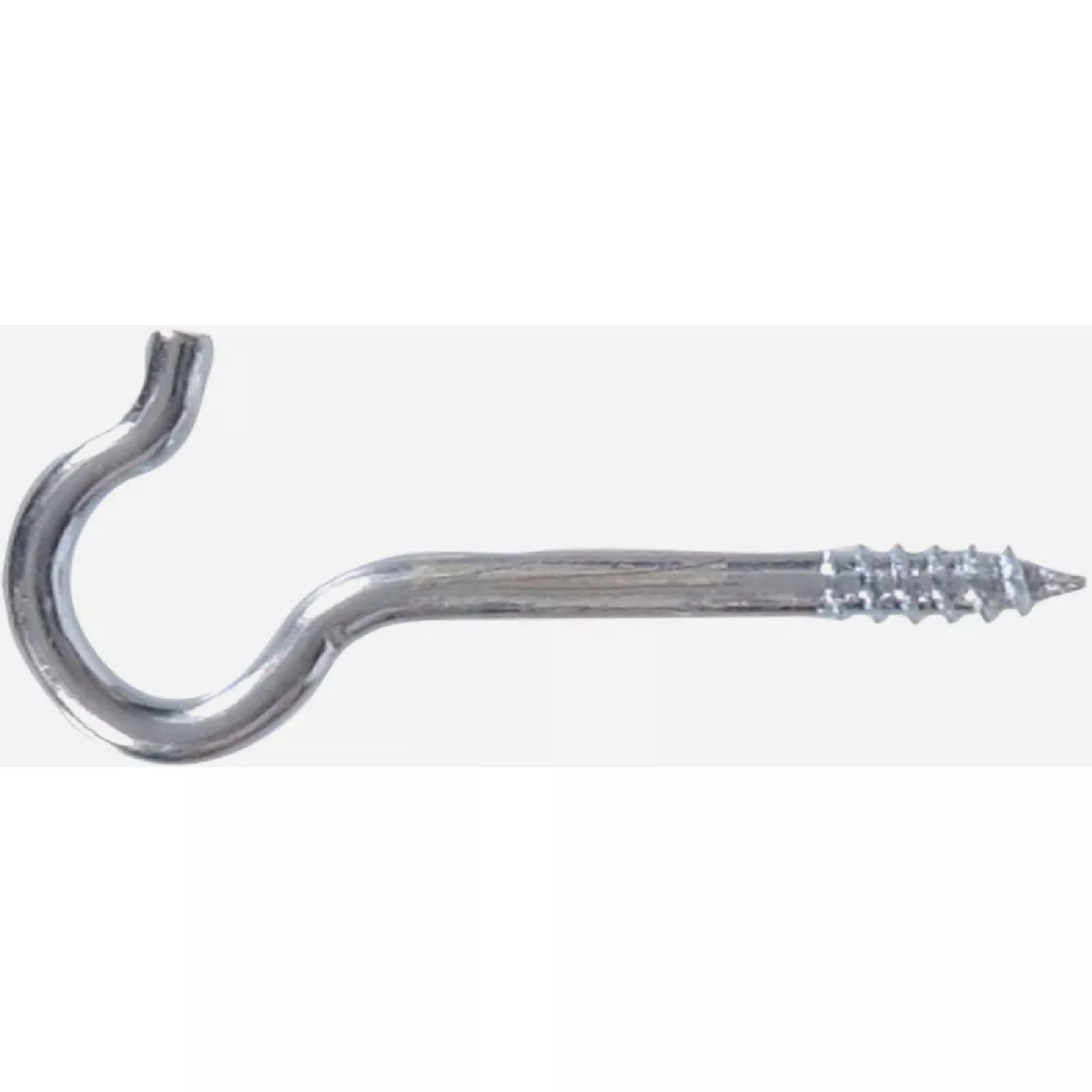 Hardware Essentials #12 x 1-11/16 In. Zinc Flagged Screw Ceiling Hook-