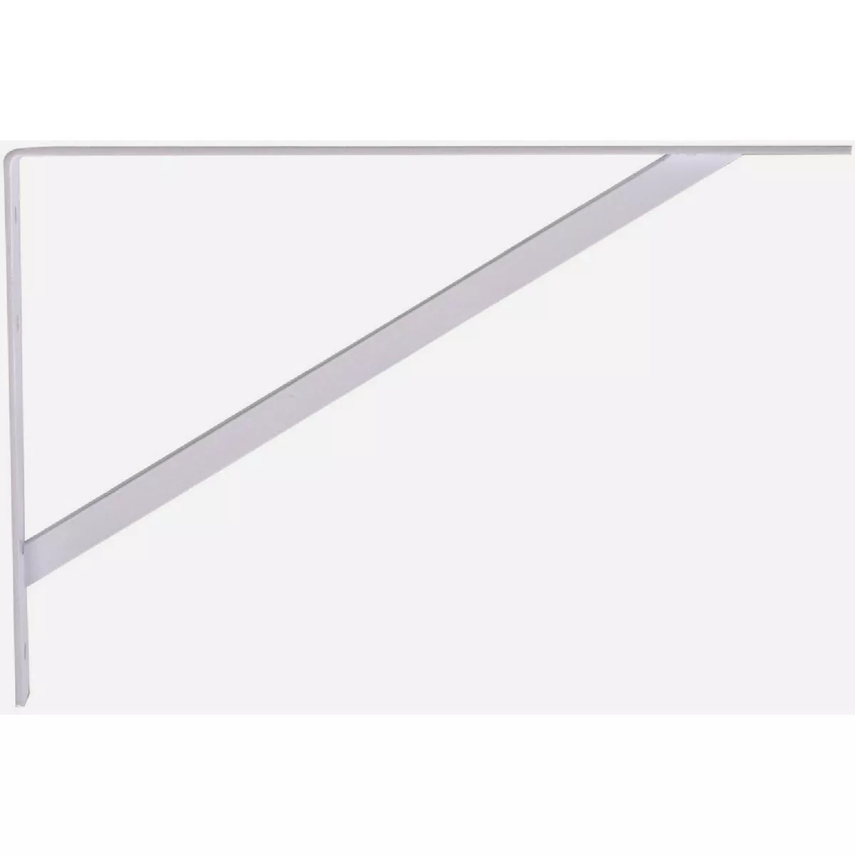 Hardware Essentials 16 In. D x 10-1/2 In. H White Steel Shelf Bracket