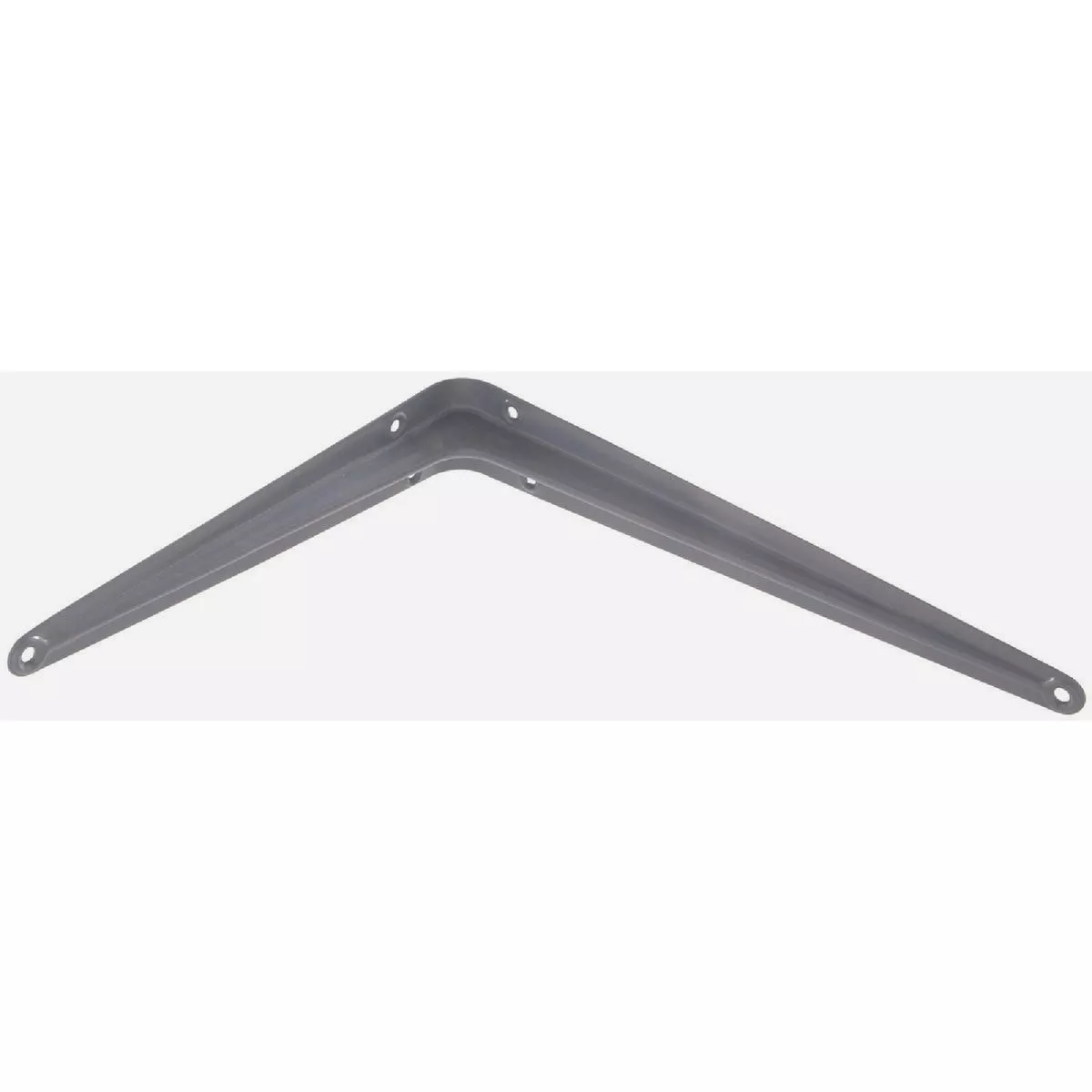 Hardware Essentials 8 In. x 10 In. Gray Steel Shelf Bracket-