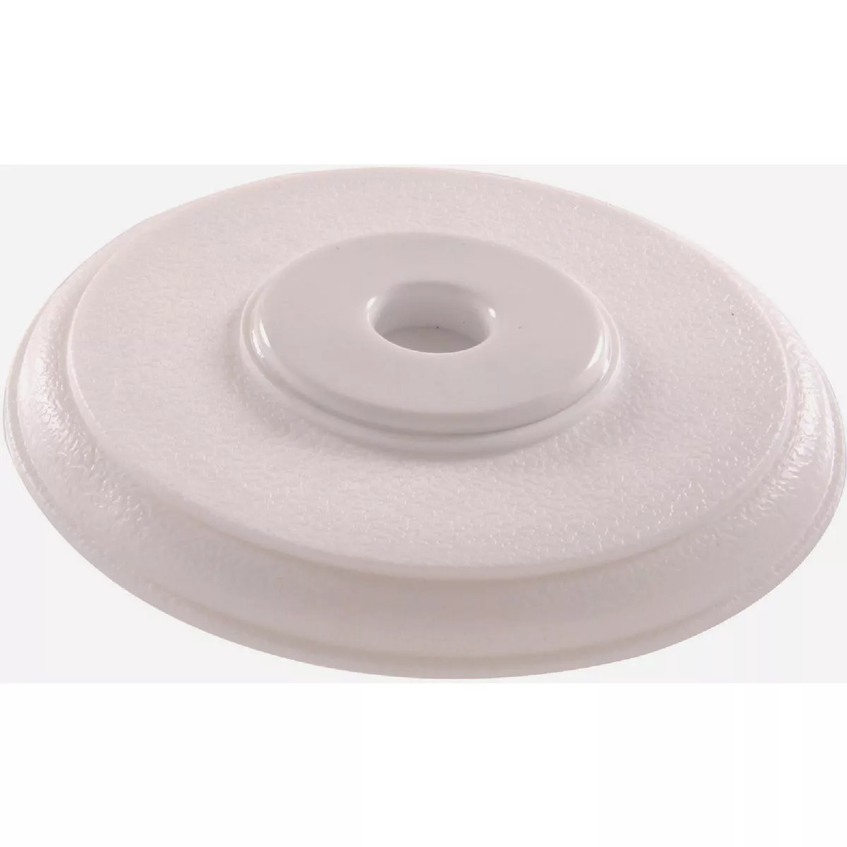 Hardware Essentials White Cover Up Wall Mount Door Stop-