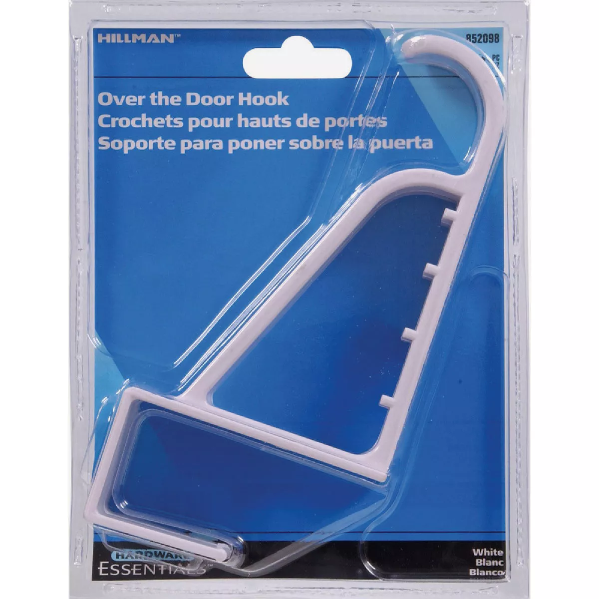 Hardware Essentials White Plastic Over-the-Door Hook - photo 2