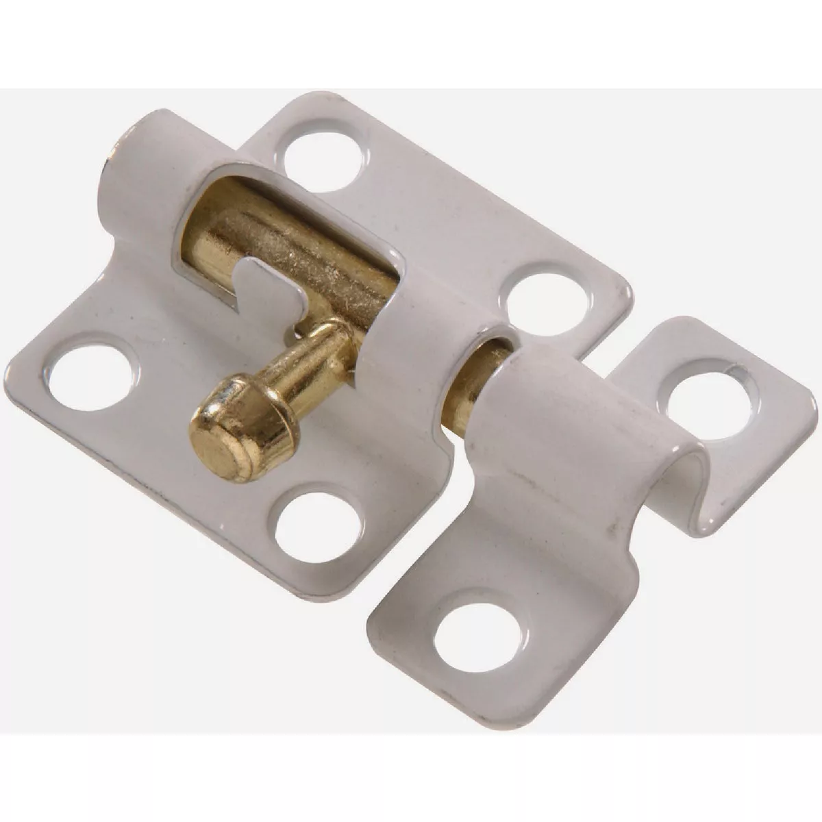 Hardware Essentials 2 In. White Barrel Bolt - photo 2