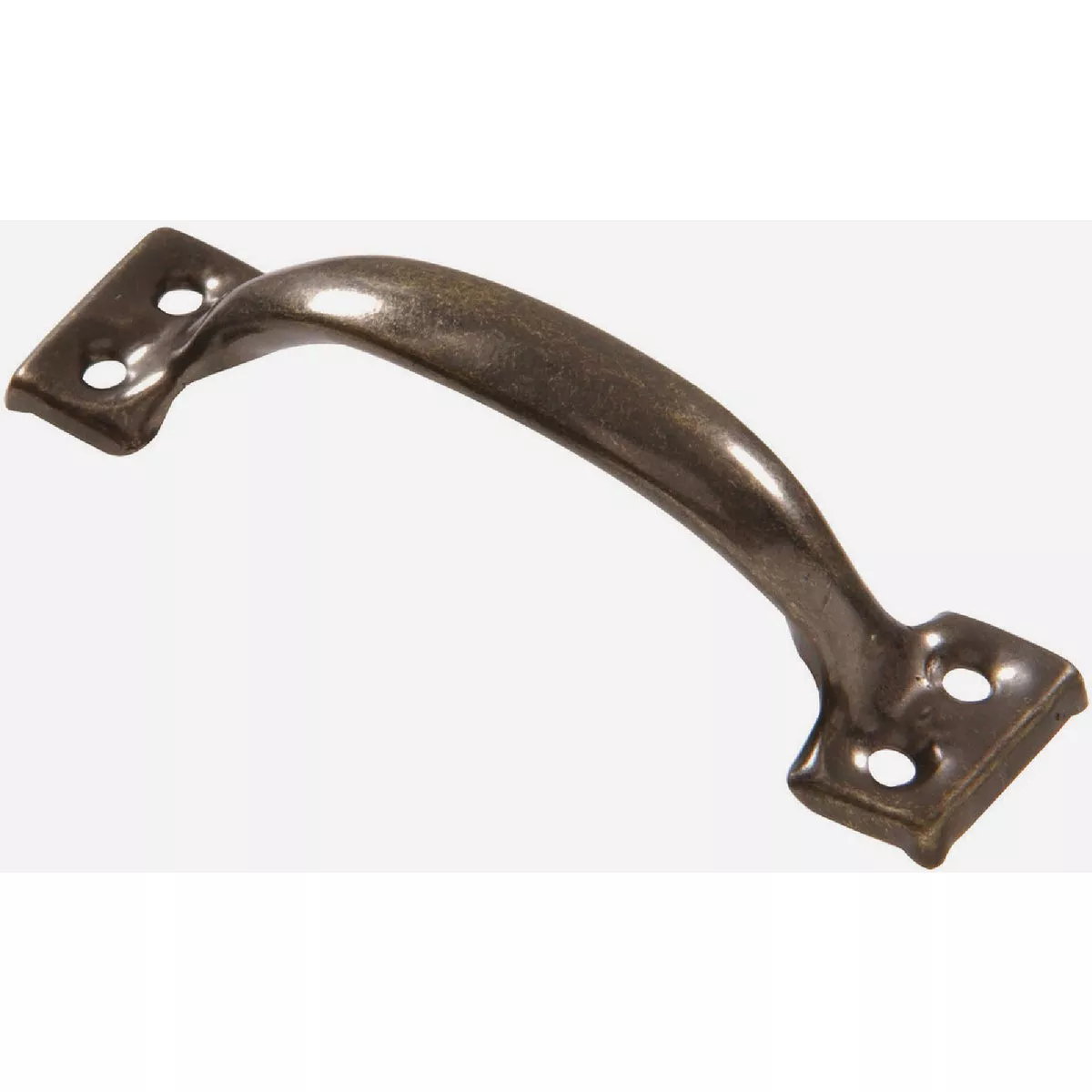 Hardware Essentials 4 In. Antique Brass Sash Lift Bar Type Door Pull