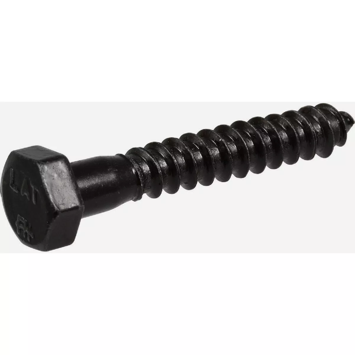 Hardware Essentials 5/16 In. x 1-1/2 In. Black Gate Hex Lag Screw (6 Ct.)-