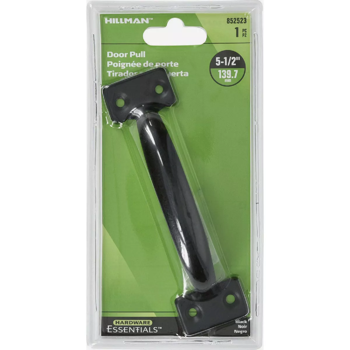 Hardware Essentials 5-1/2 In. Black Utility Door Pull | True Value Hardware
