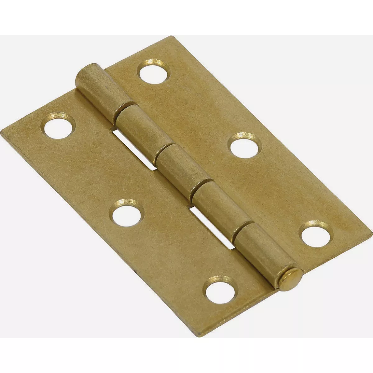 Hardware Essentials 2-1/2 In. Brass Removable Pin Narrow Hinge (2-Pack)