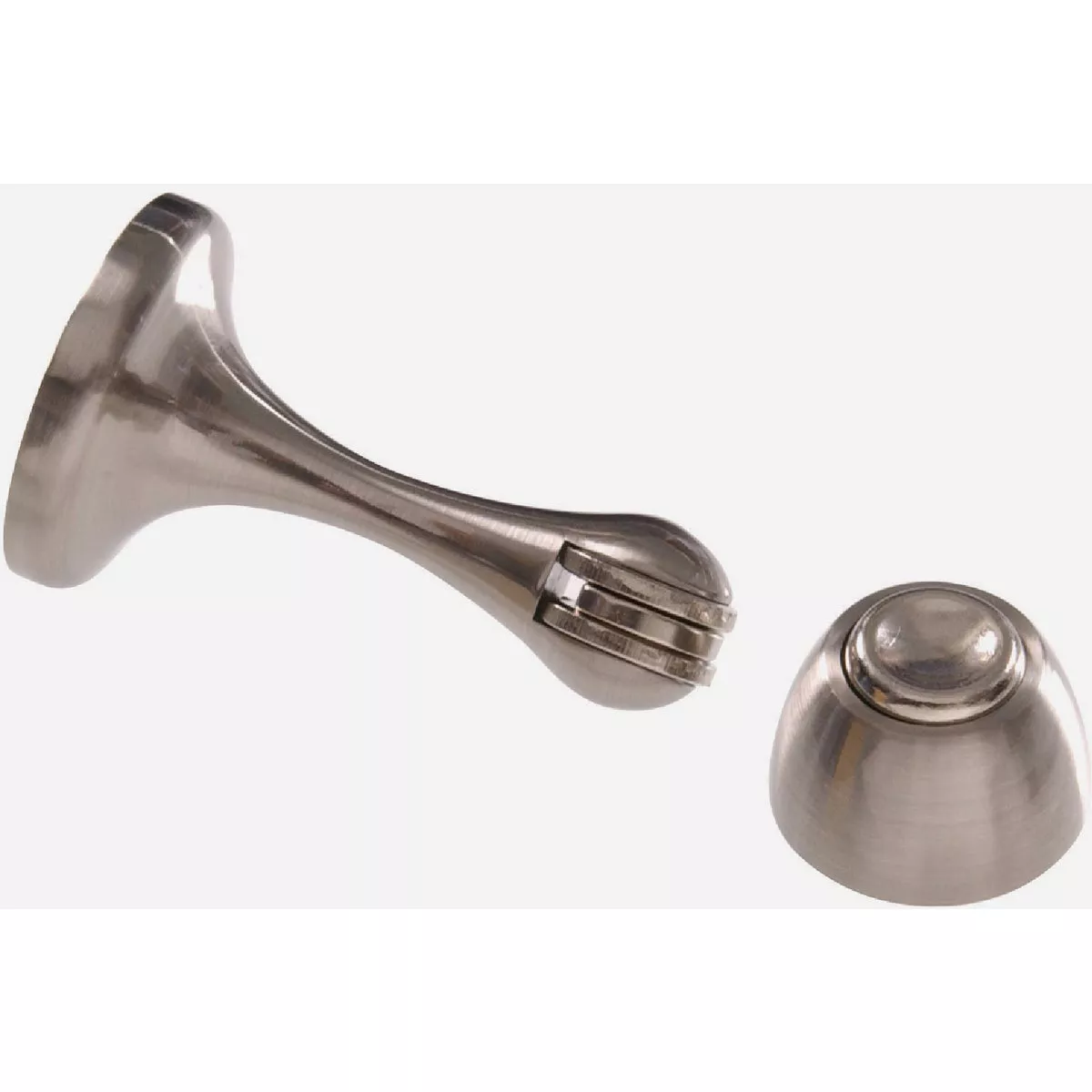 Hardware Essentials Satin Nickel Magnetic Door Stop - photo 2