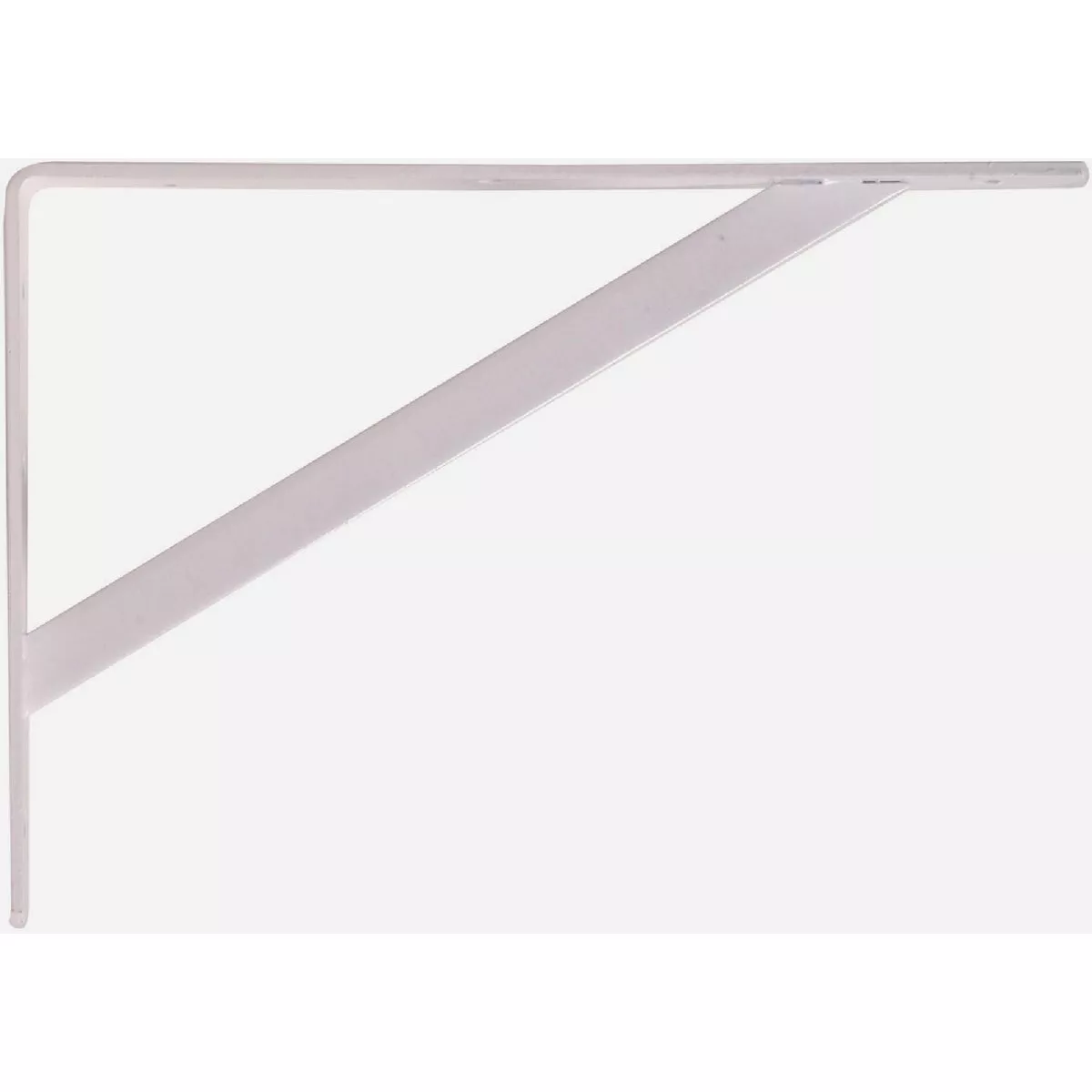 Hardware Essentials 12 In. D x 8-1/4 In. H White Steel Shelf Bracket