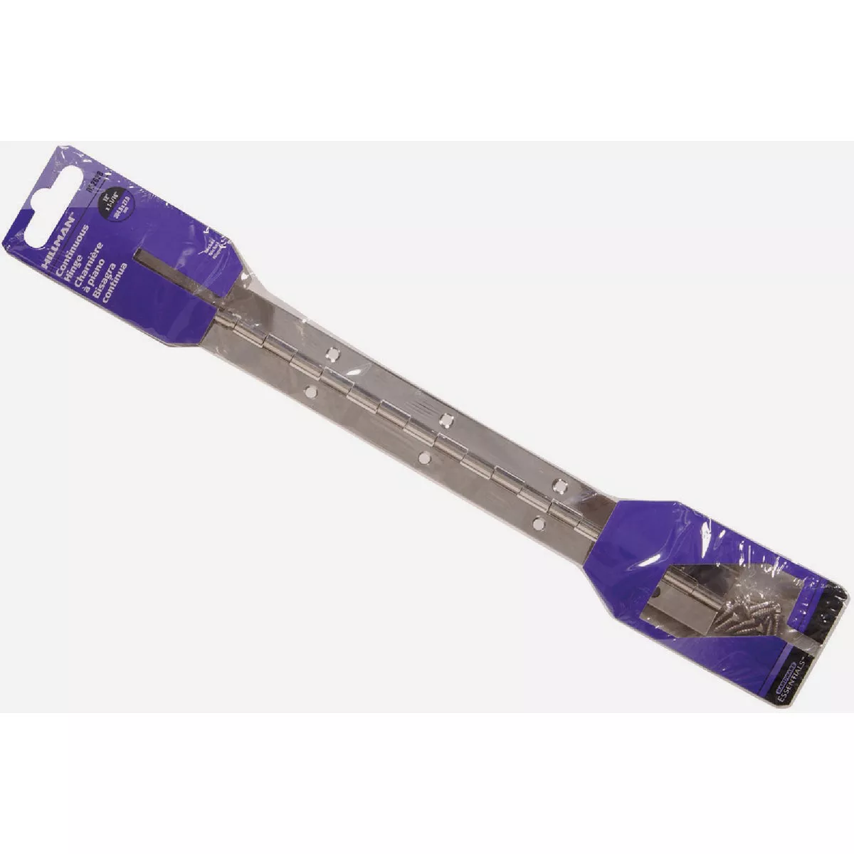 Hardware Essentials 1-1/16 In. x 12 In. Nickel Continuous HInge- - photo 2