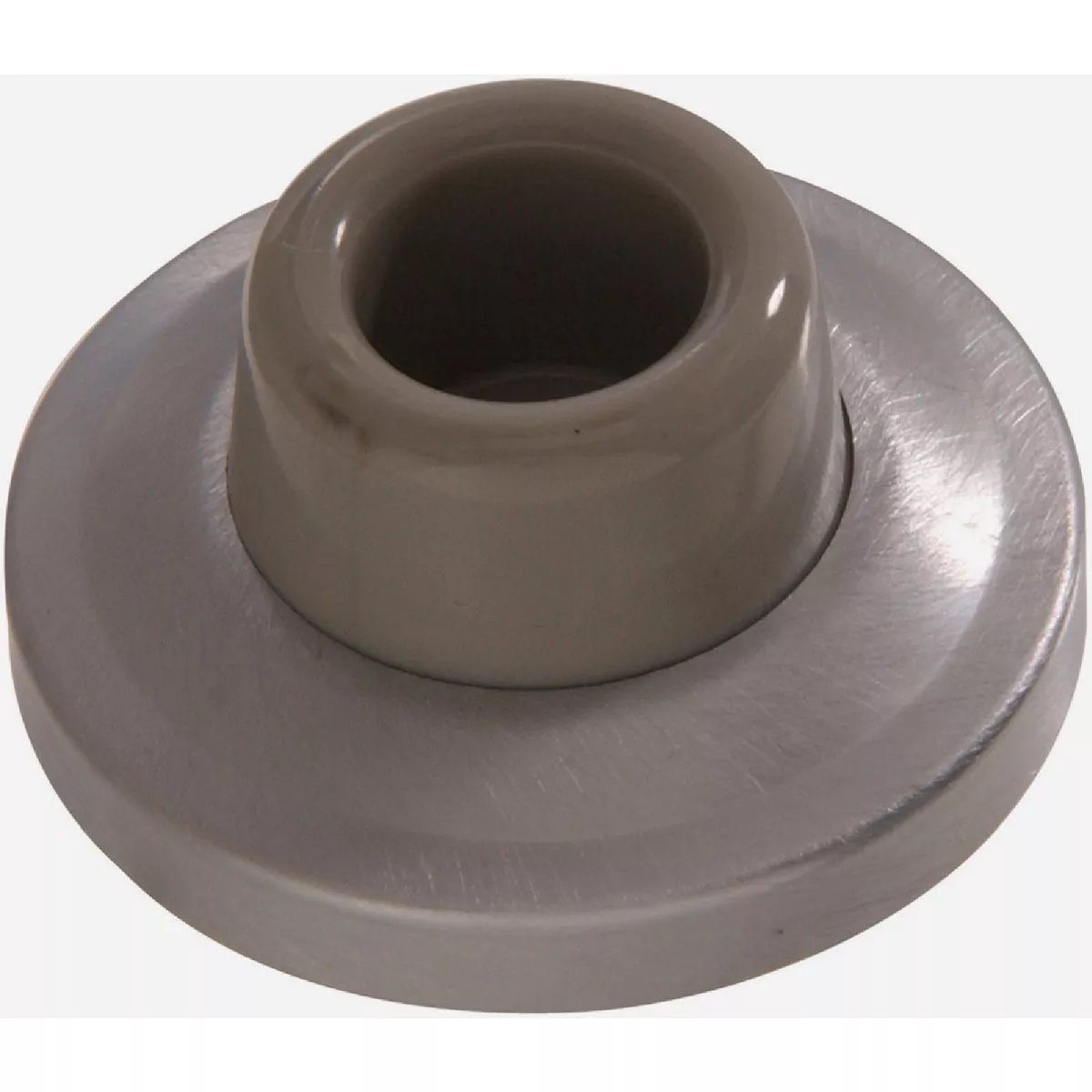 Hardware Essentials Satin Chrome Wall Mount Door Stop