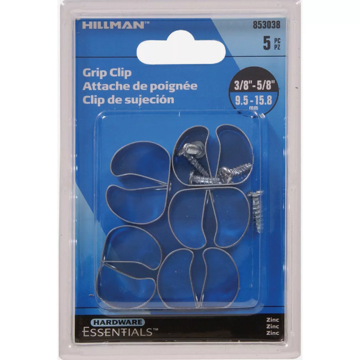 Hardware Essentials 3/8 In. to 5/8 In. Grip Clip Storage Hook - photo 2