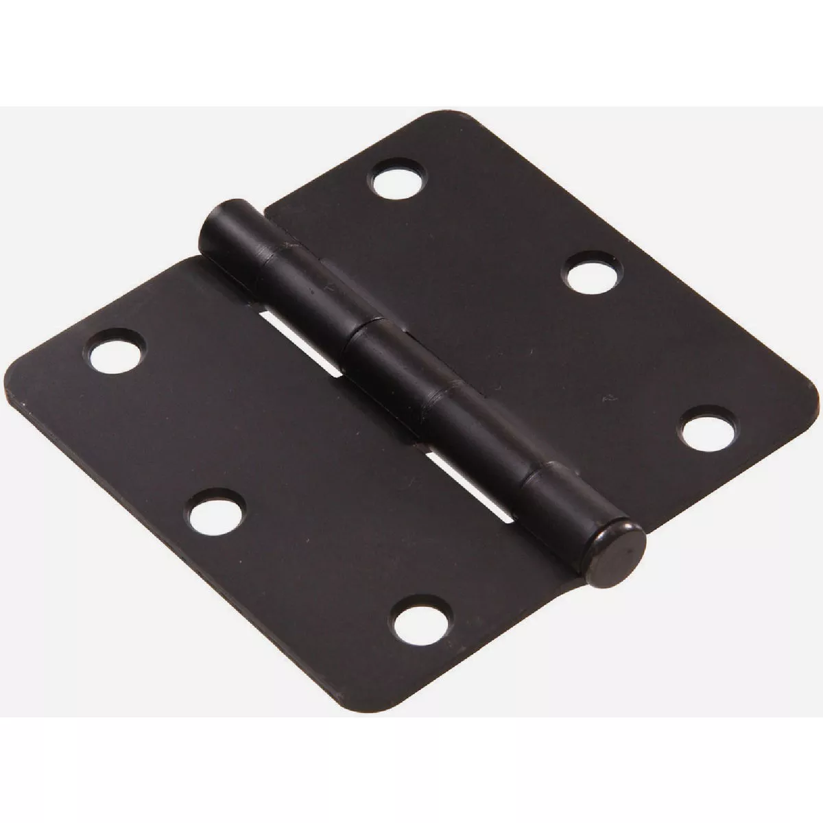 Hardware Essentials 1/4" Round Corner Door Hinge Oil Rubbed Bronze (3-1/2")