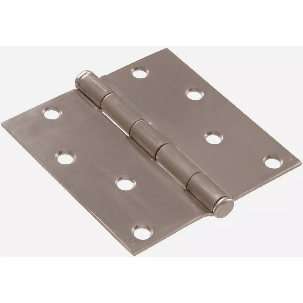 Hardware Essentials Square Corner Door Hinge Satin Nickel (4") 9 Pack-
