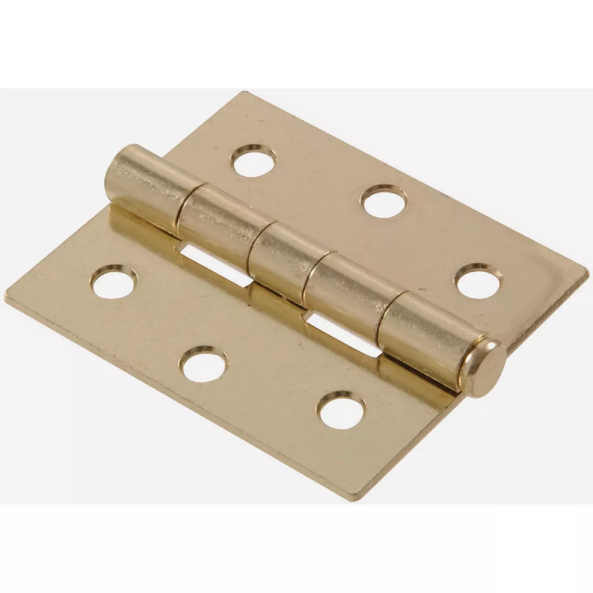 Hardware Essentials Square Corner Storm/Screen Door Hinge Satin Brass (3") 2 Pack