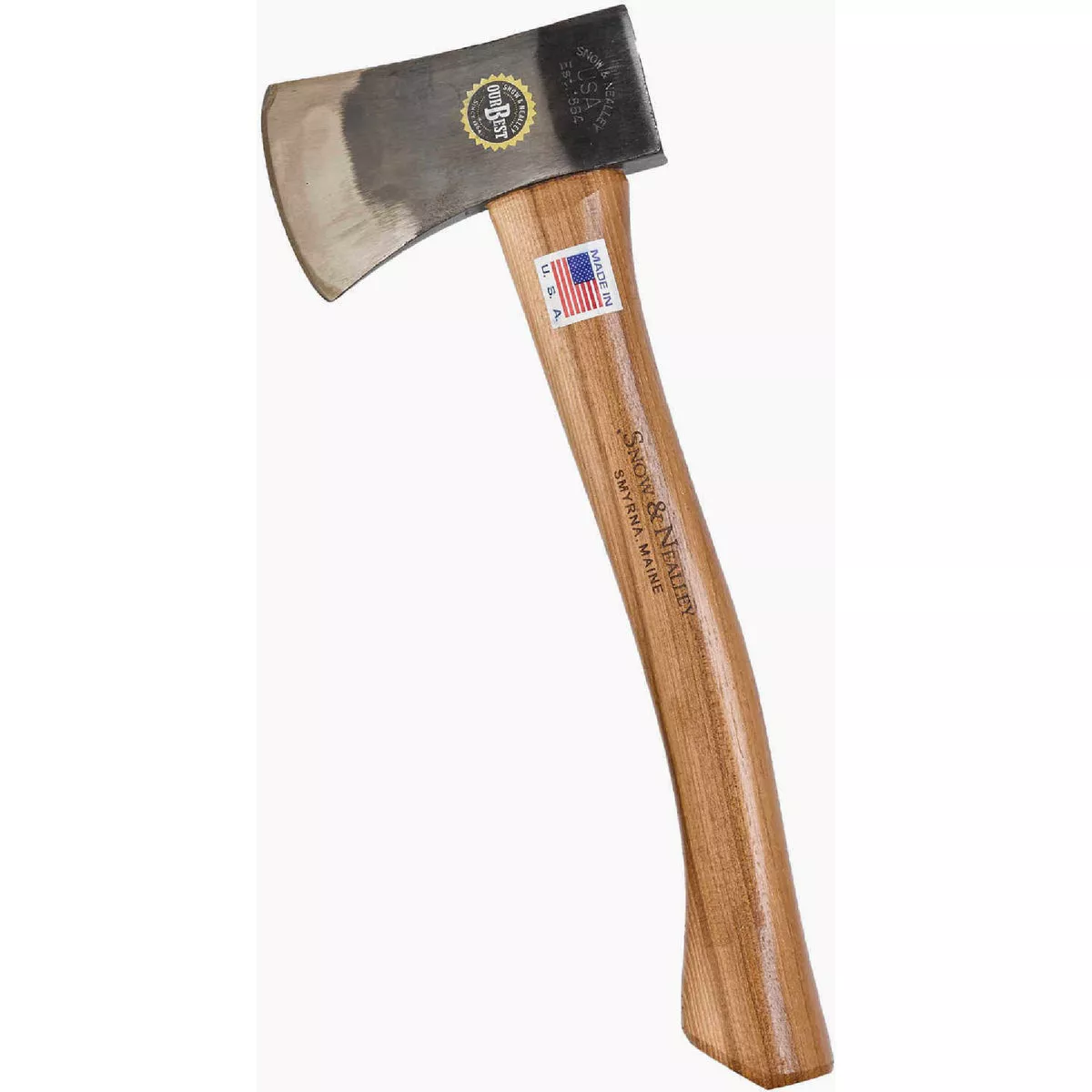 Snow & Nealley Single Bit 15 In. Outdoorsman Belt Hatchet/Axe with Hickory Handle