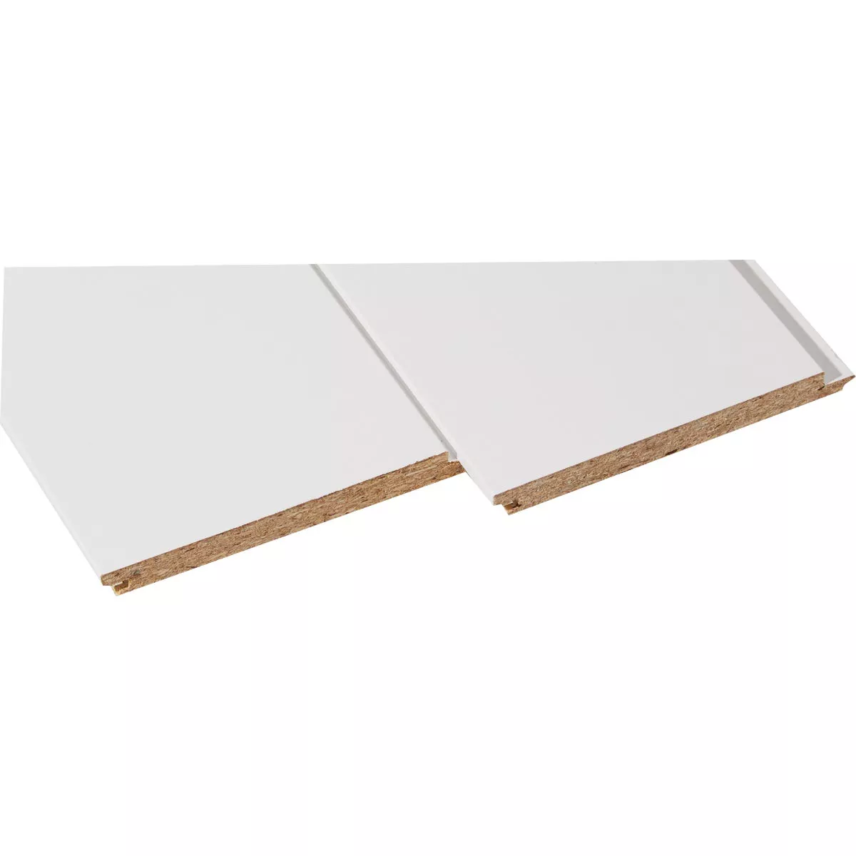1 In. x 8 In. x 16 Ft. Primed Shiplap Pine Board