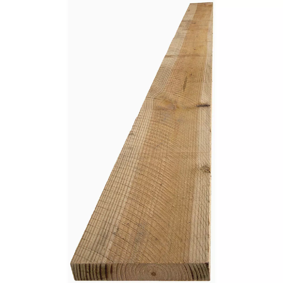 1 In. x 8 In. x 12 Ft. Marine Grade Rough Sawn Treated Lumber