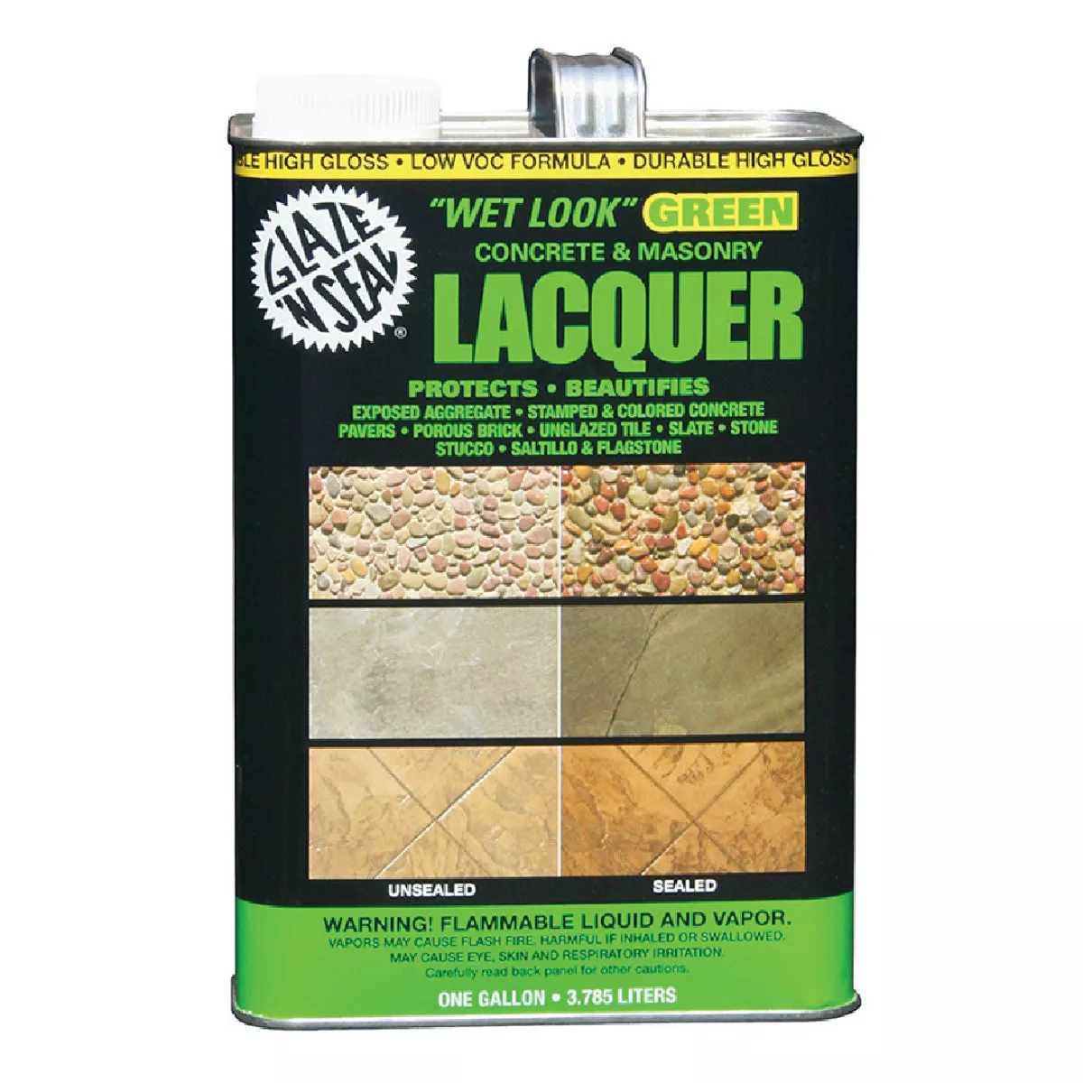 Glaze 'N Seal Wet Look Green Concrete Sealer, 1 Qt.