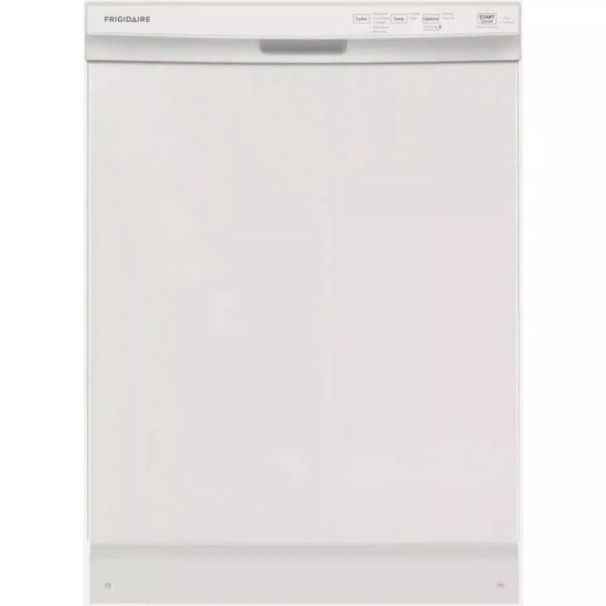 Frigidaire 24 In. Front Control Tall Tub Built-In Dishwasher with Sanitize Cycle, White