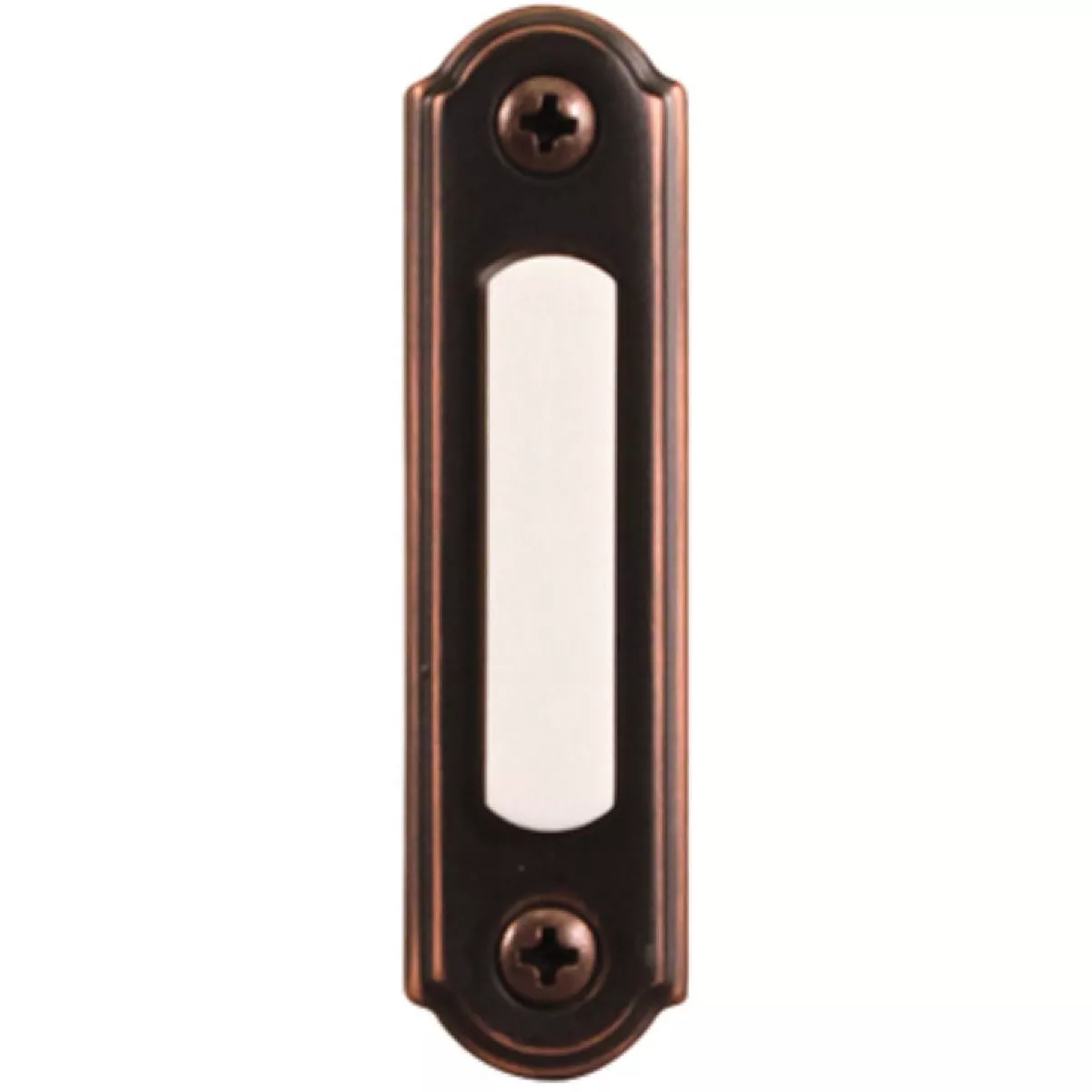 Heath Zenith Wired Oil Rubbed Bronze Lighted Doorbell Push-Button